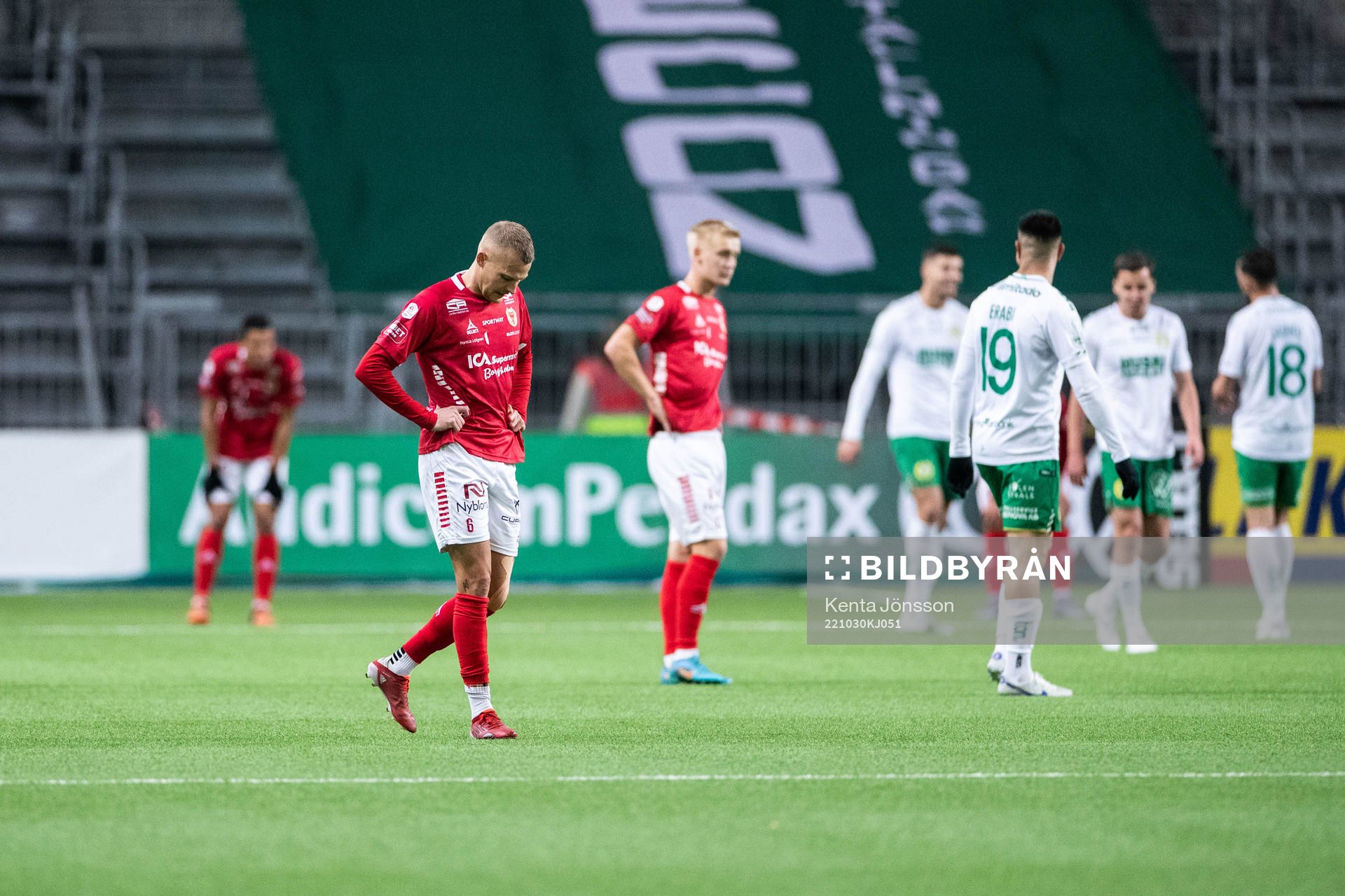 Kalmars Rasmus Sjöstedt deppar