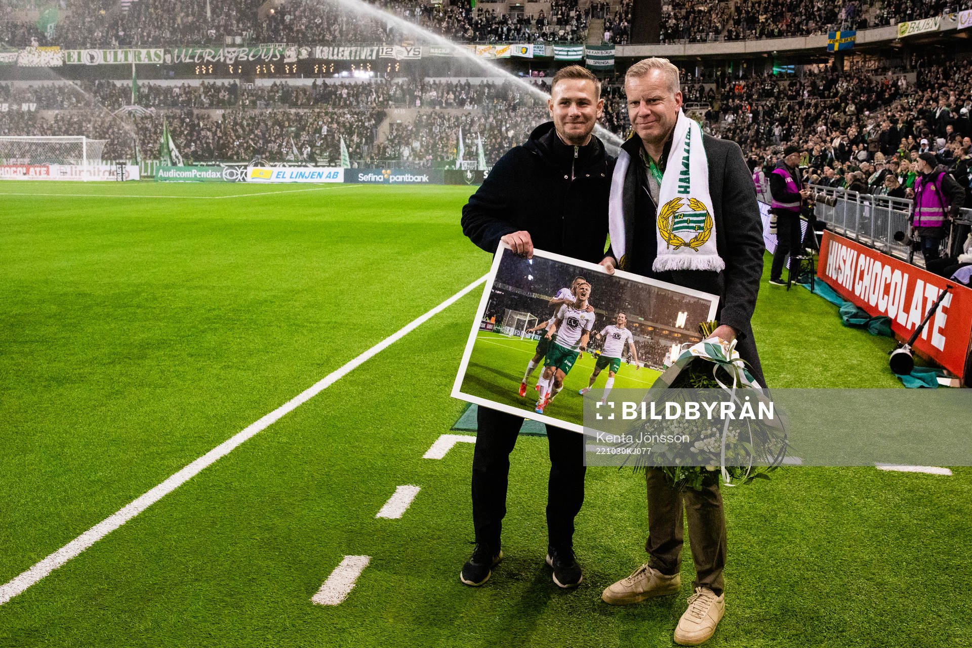 Hammarbys fd spelare Erik Israelsson uppmärksammas
