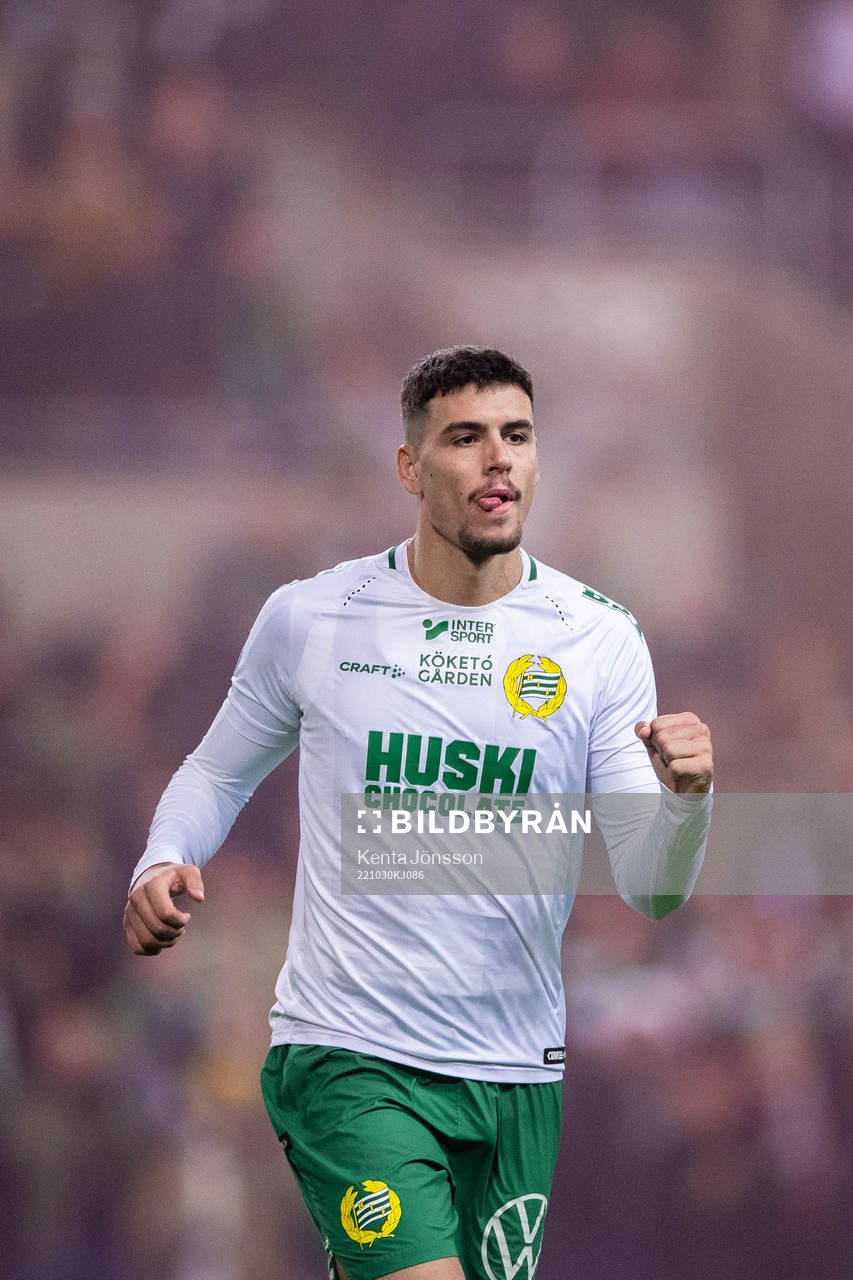Hammarbys Edvin Kurtulus jublar