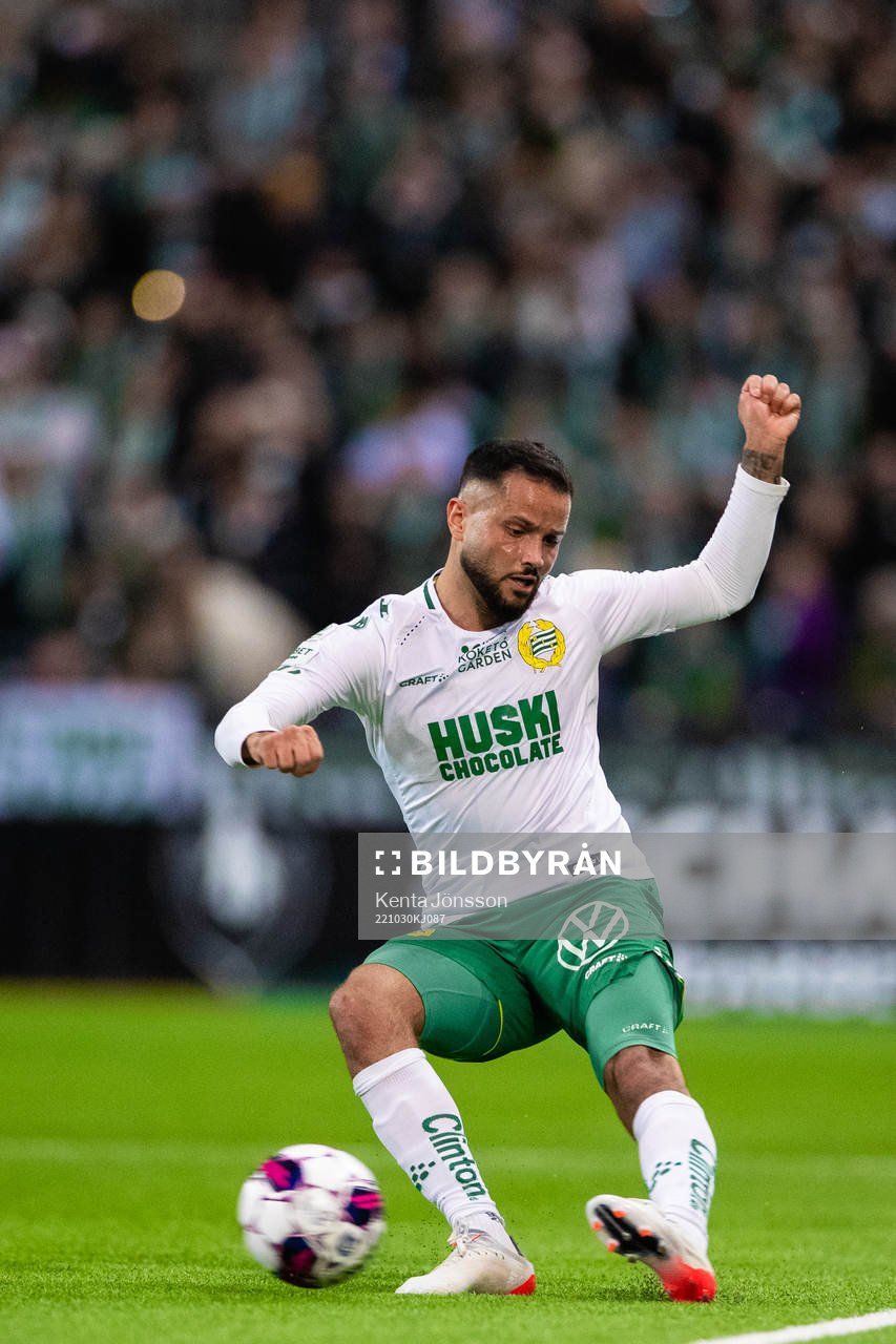 under fotbollsmatchen i Allsvenskan mellan Hammarby och