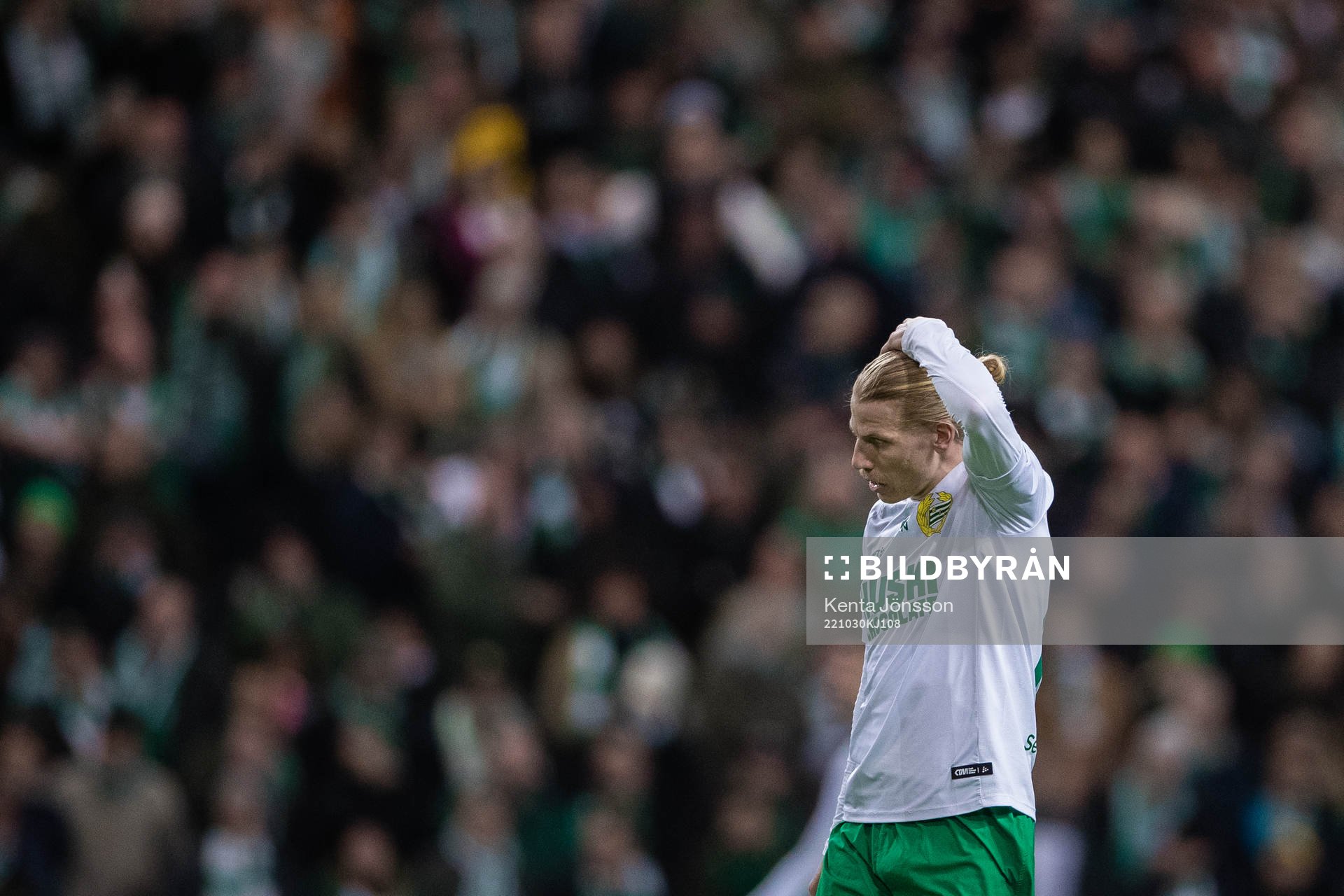 Hammarbys Gustav Ludwigson deppar