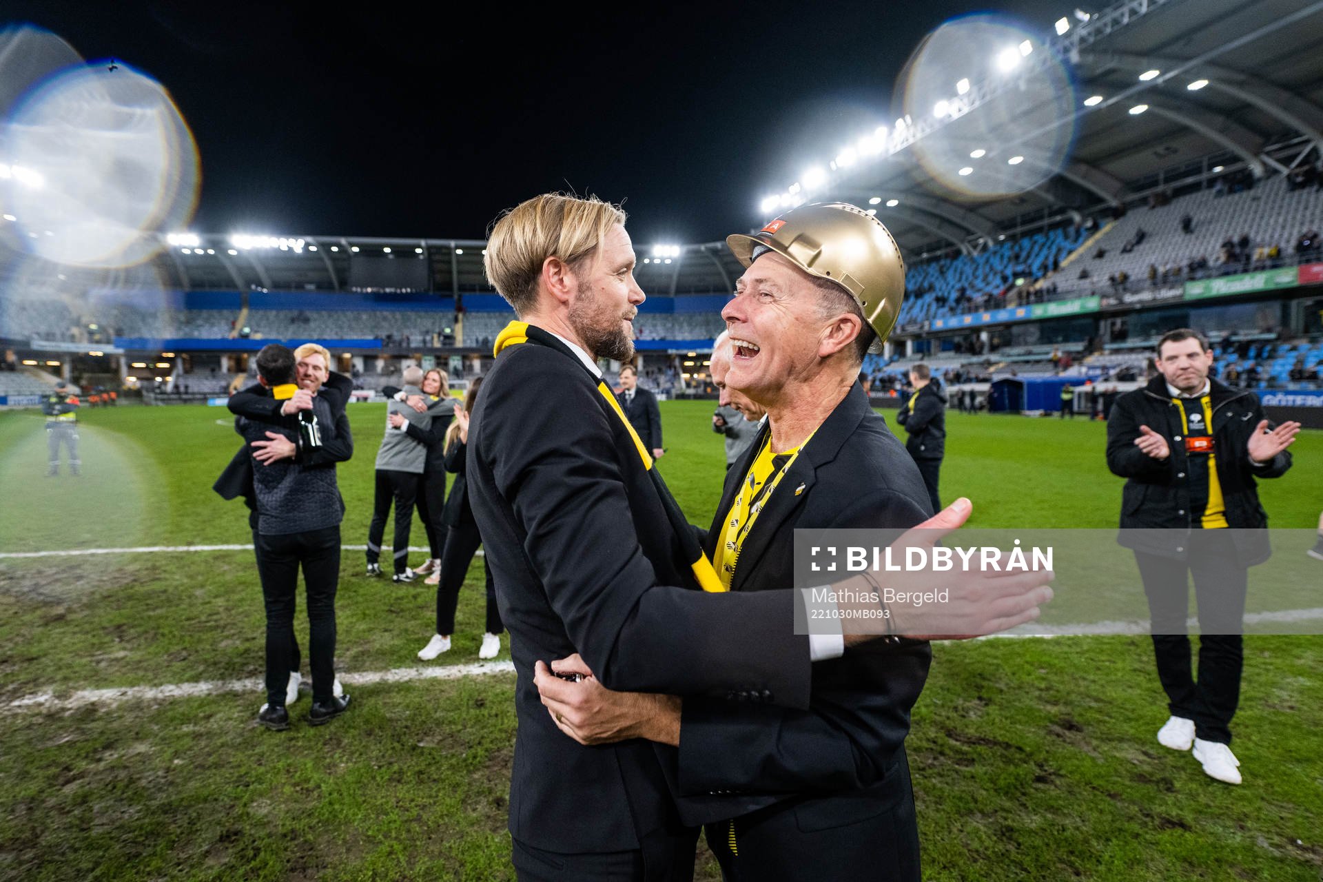 Häckens klubbchef Marcus Jodin och före detta
