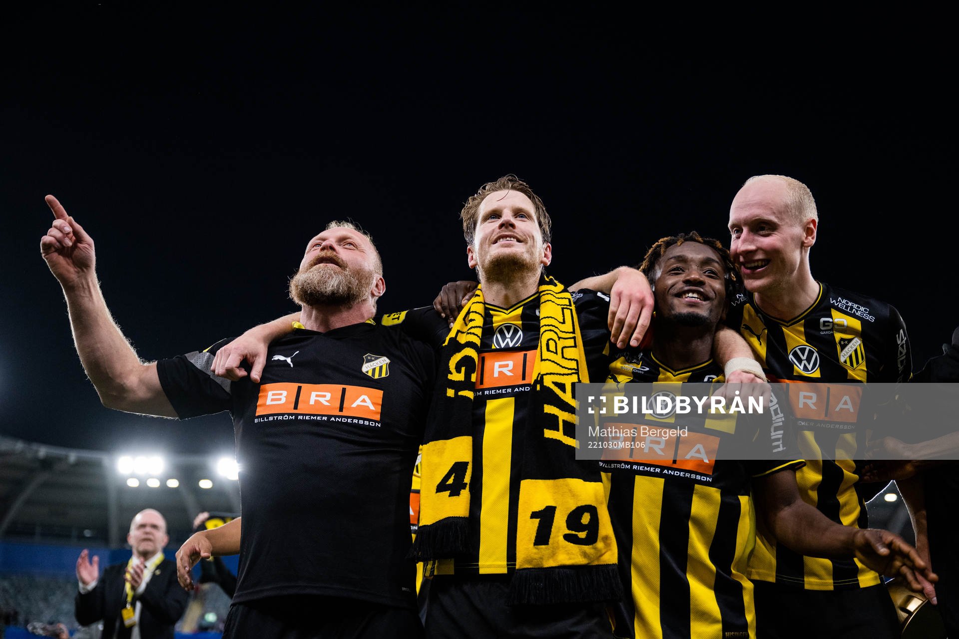 Häckens fystränare Nicklas Möller, Erik Friberg, Ibrahim