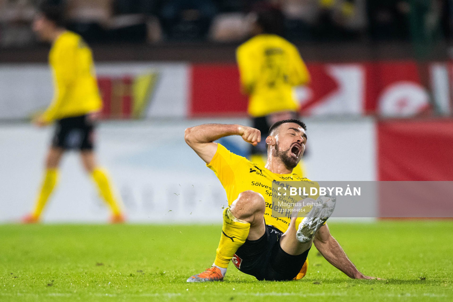 Mjällbys Carlos Moros Gracia jublar