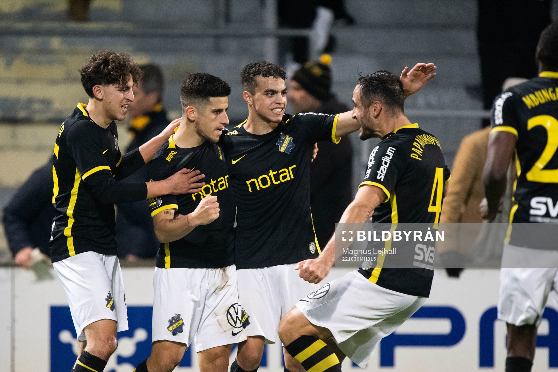 AIKs Nicolas Stefanelli jublar