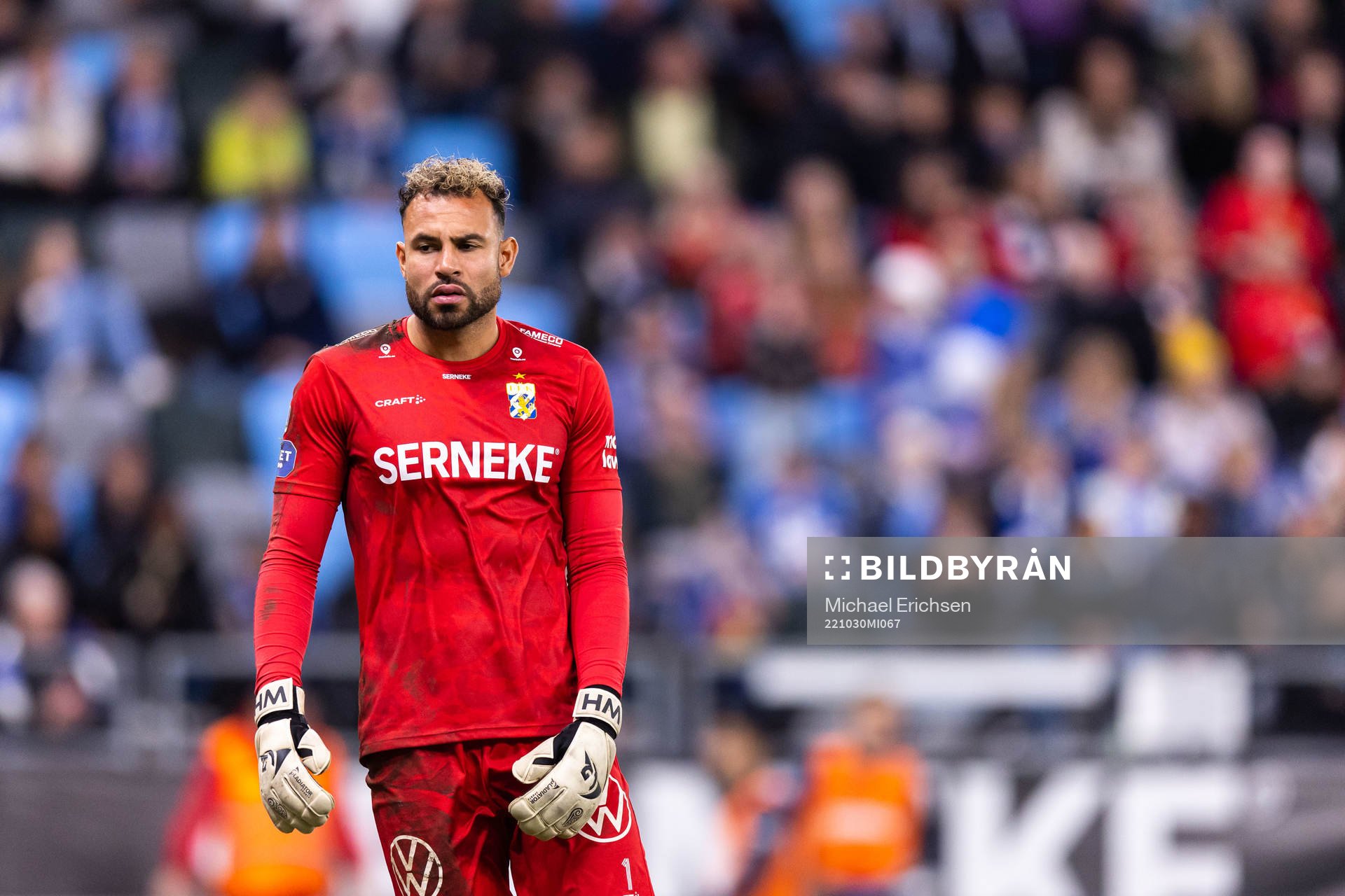 IFK Göteborgs målvakt Warner Hahn deppar