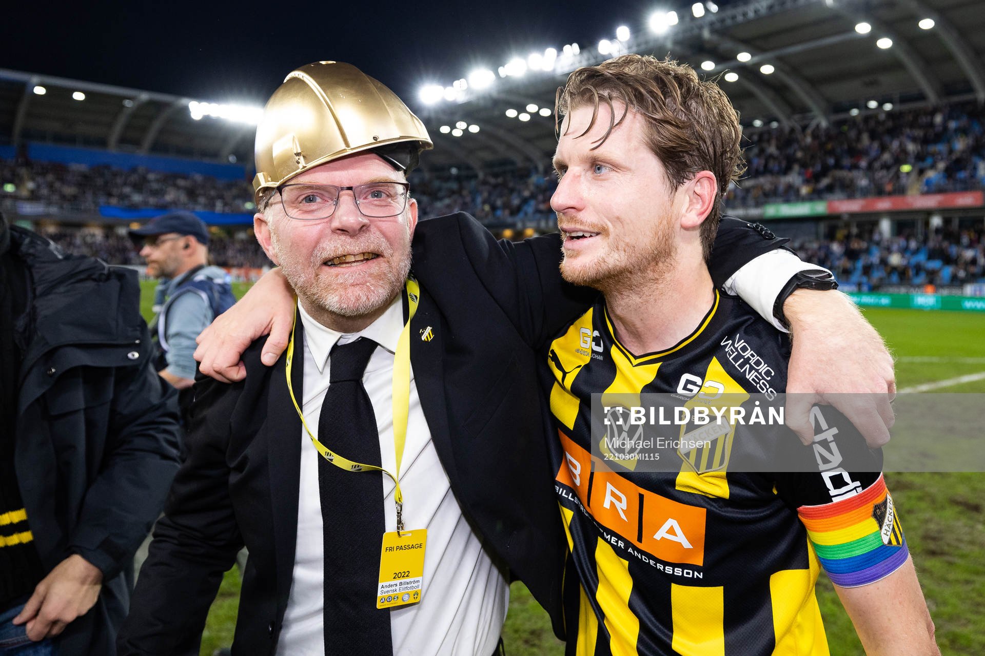Häckens ordförande Anders Billström och Erik Friberg