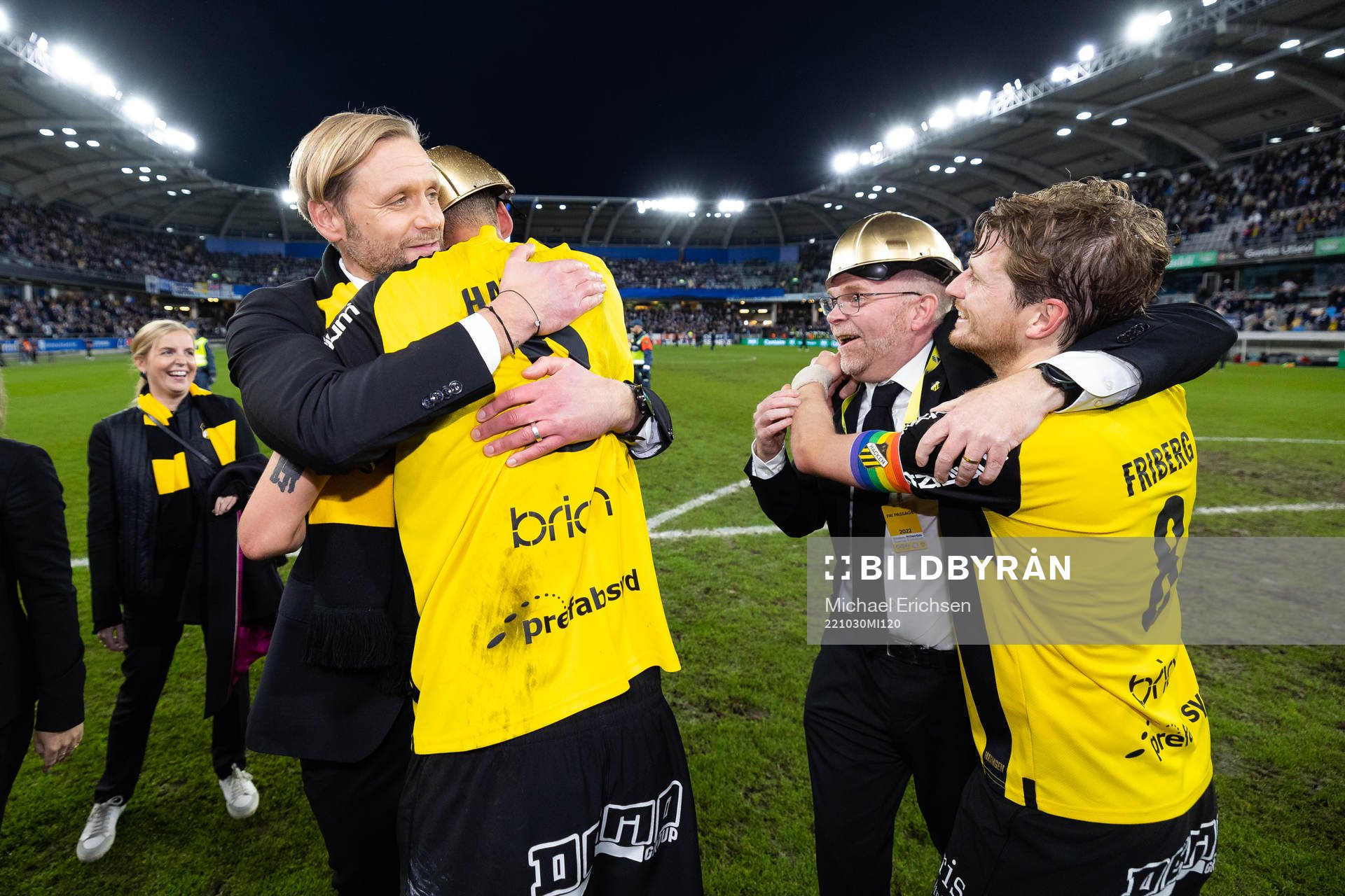 Häckens klubbchef Marcus Jodin, Johan Hammar, ordförande