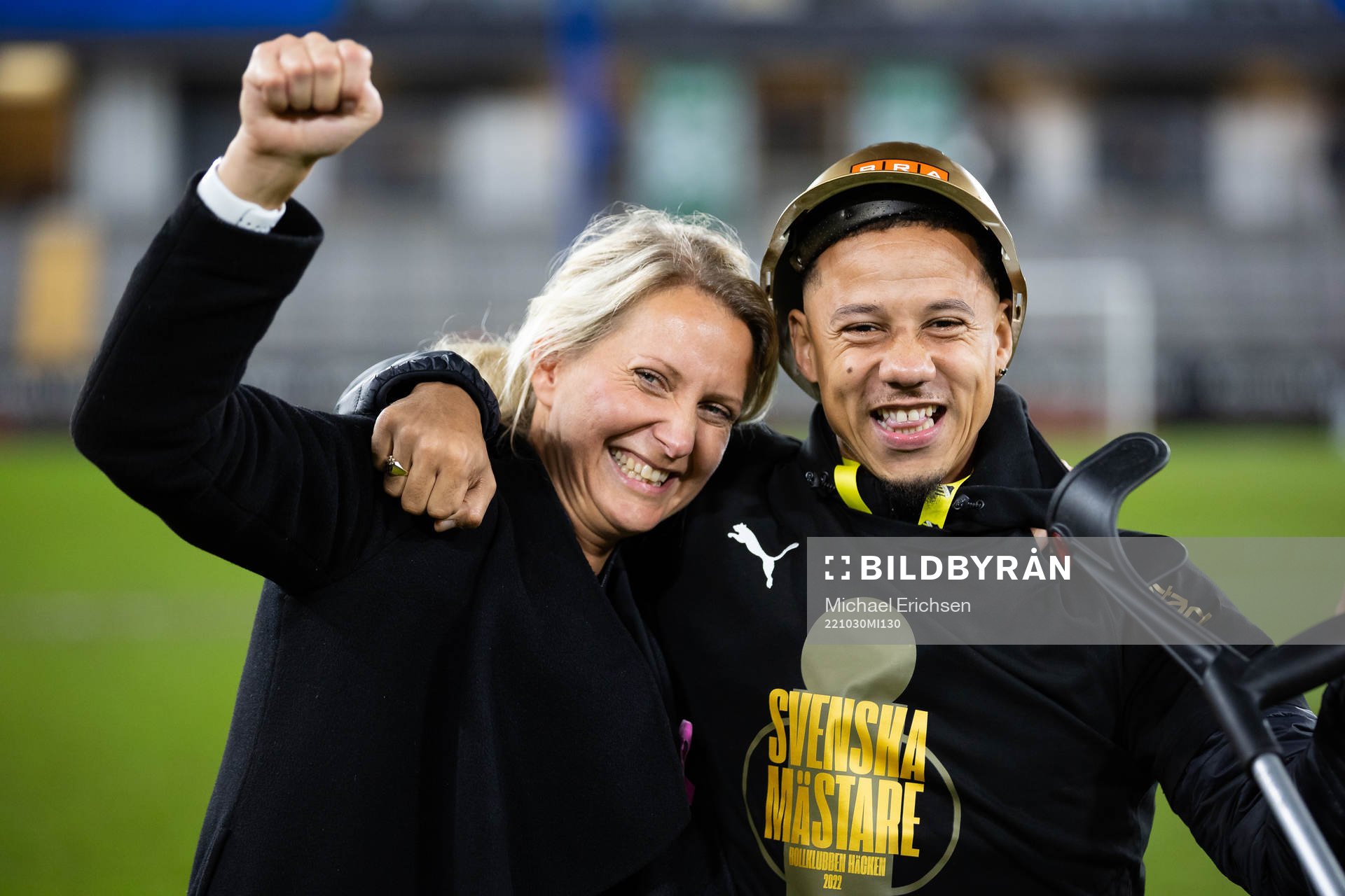 Häckens vice klubbchef och kommunikationschef Malin