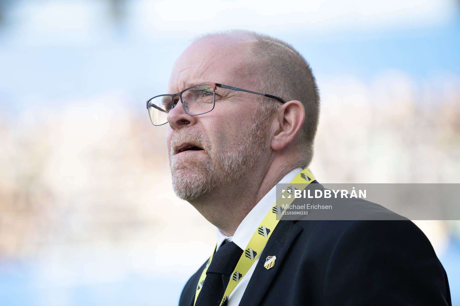 Häckens ordförande Anders Billström innan