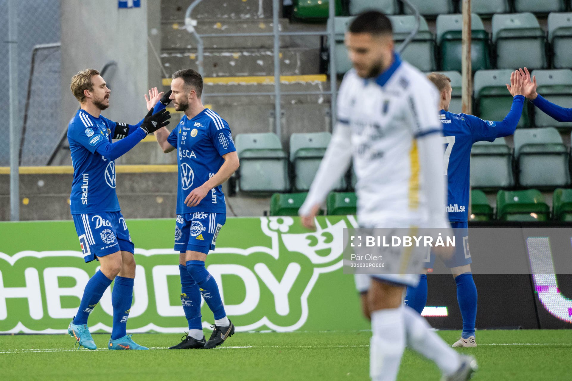 GIF Sundsvalls Pontus Engblom och Robert Lundström jublar