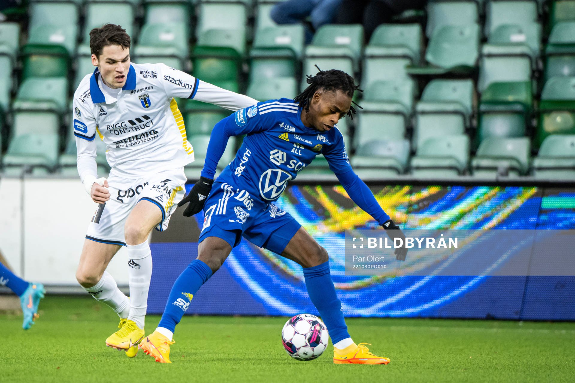 GIF Sundsvalls Ronaldo Damus och Sirius Jamie Roche