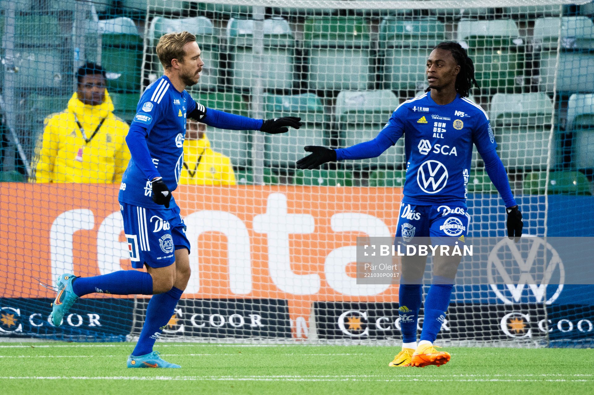 GIF Sundsvalls Pontus Engblom jublar