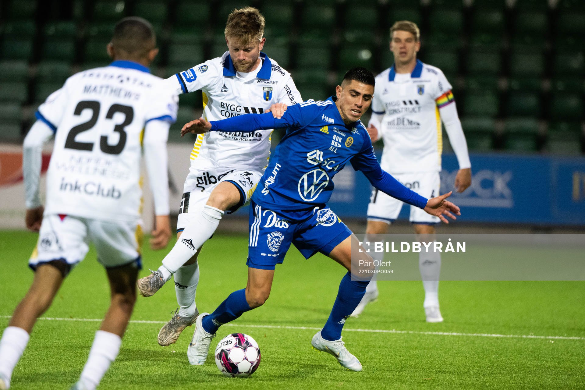 Sirius Dennis Widgren och GIF Sundsvalls Joe Corona
