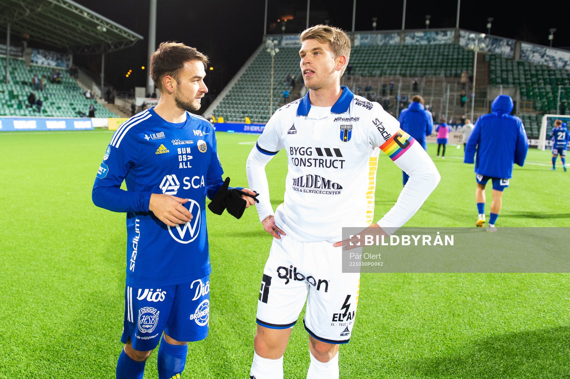 GIF Sundsvalls Pontus Silfwer och Sirius Marcus Klingenberg