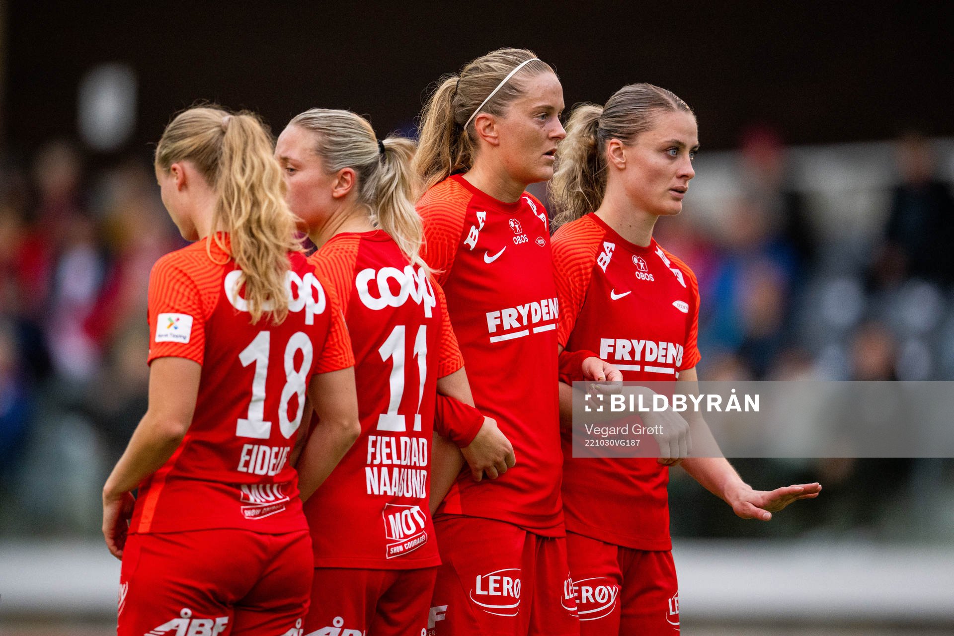 Maria Dybwad Brochmann and Svava Ros Gudmundsdottir of Brann