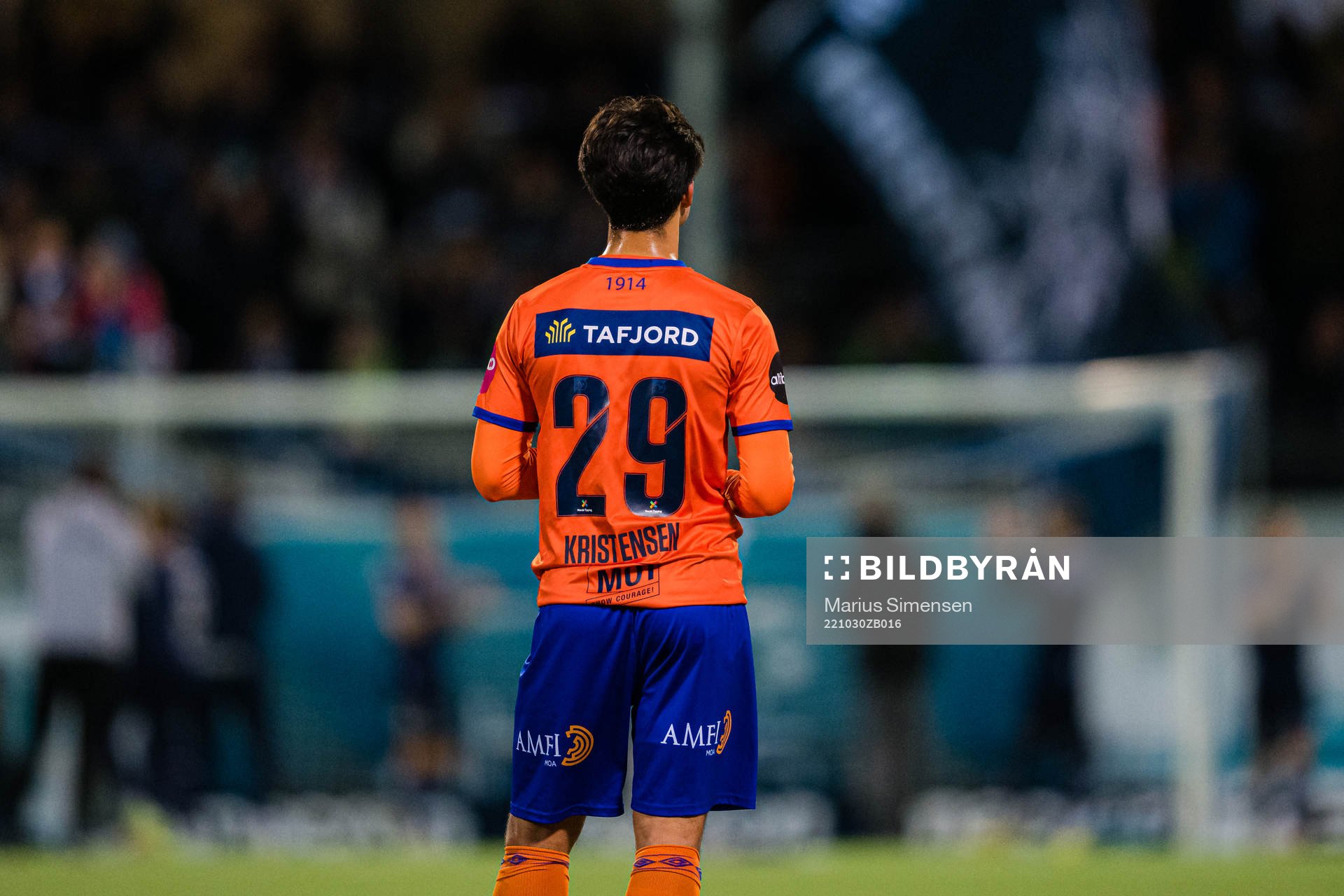 Bjørn Martin Kristensen of Aalesund looks dejected