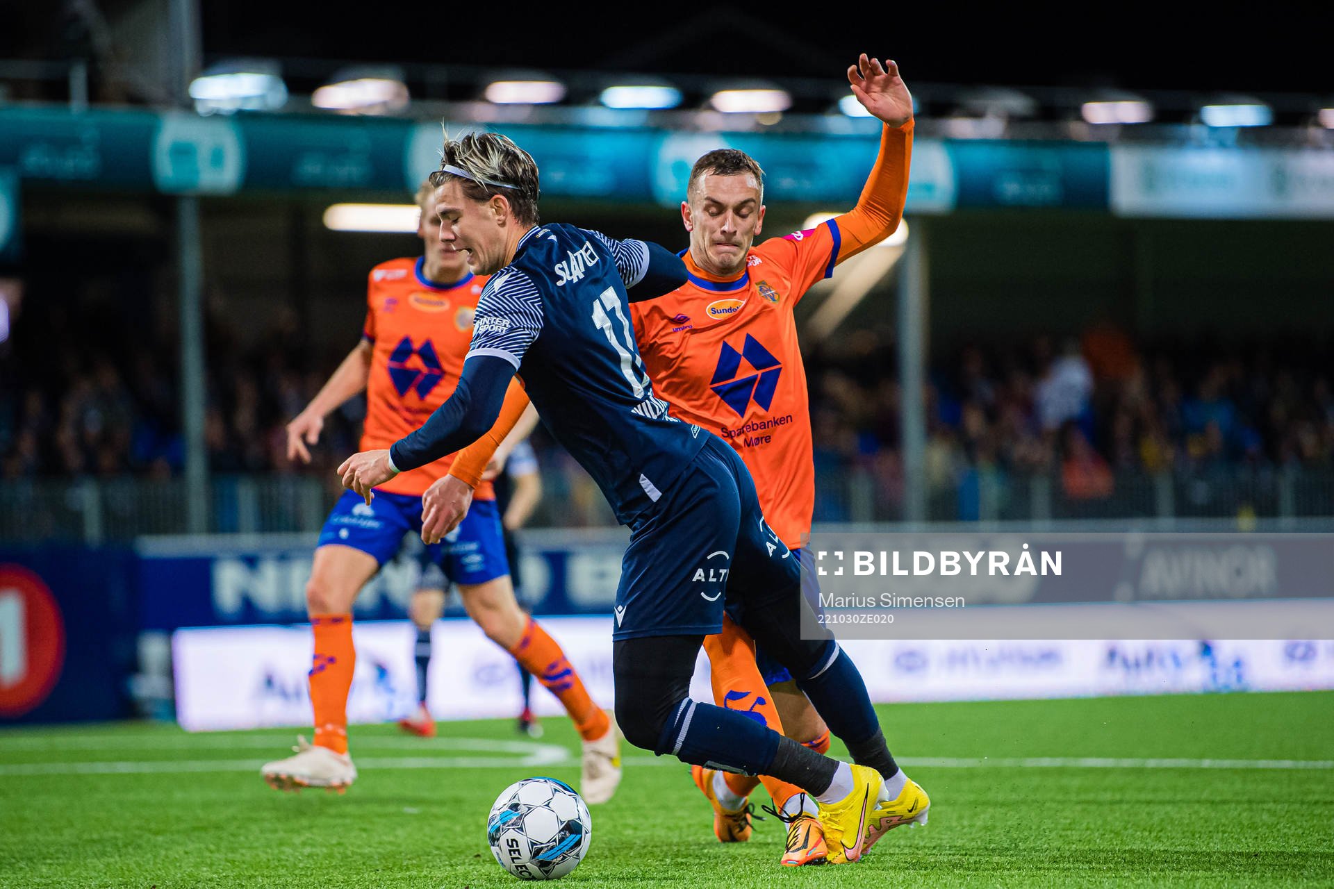 Brynjolfur Andersen Willumsson of Kristiansund and Besim