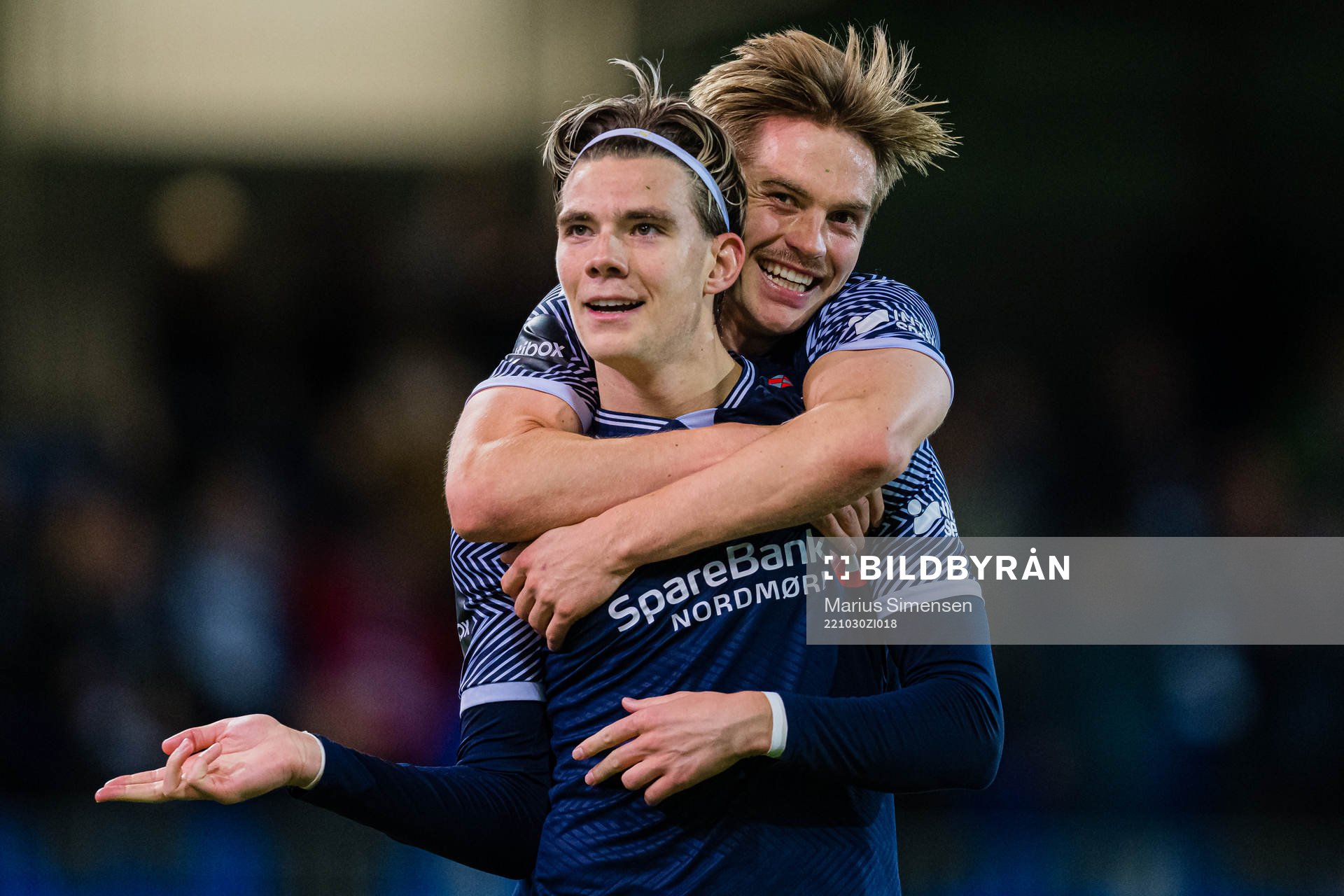Brynjolfur Andersen Willumsson of Kristiansund celebrates