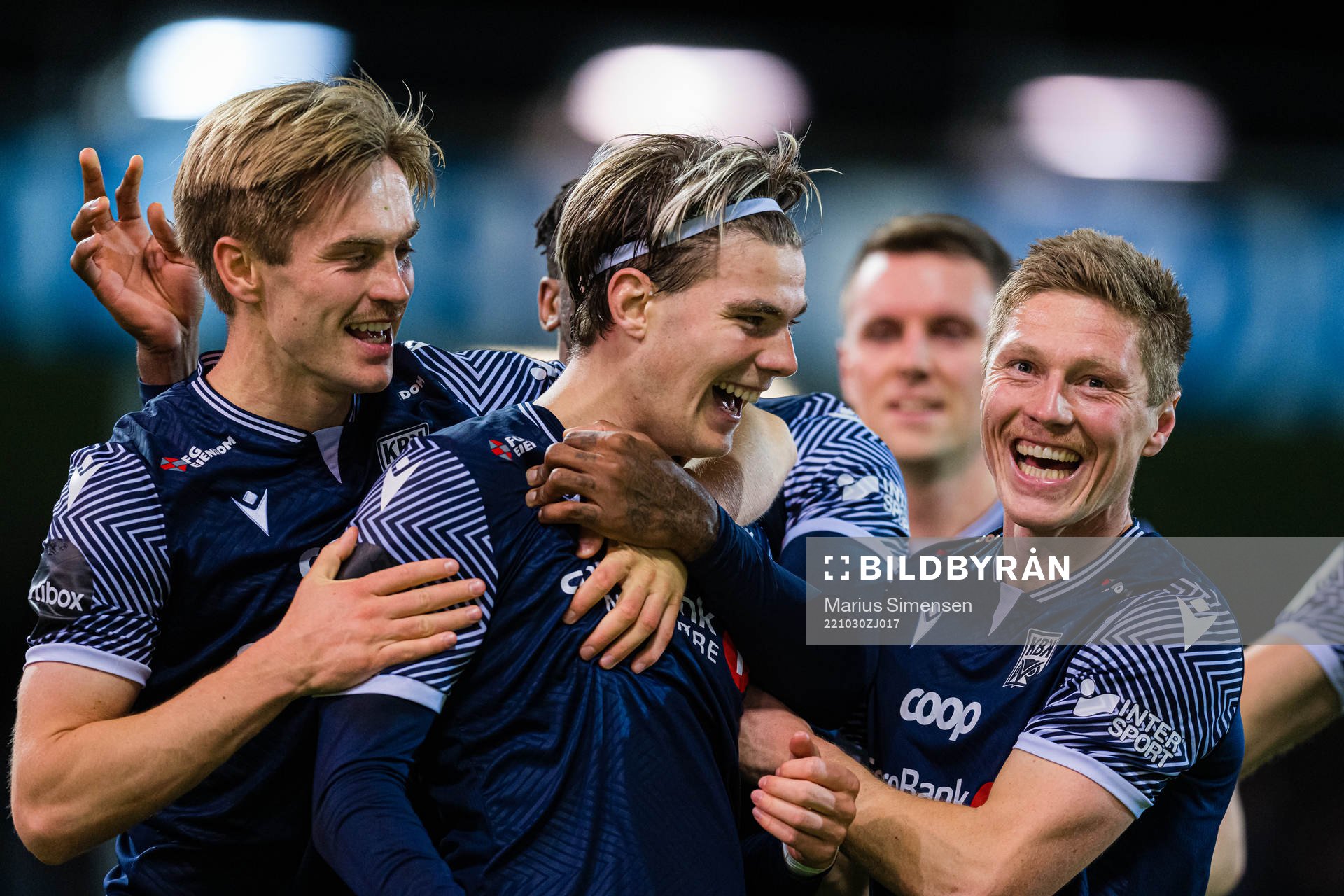 Brynjolfur Andersen Willumsson of Kristiansund celebrates