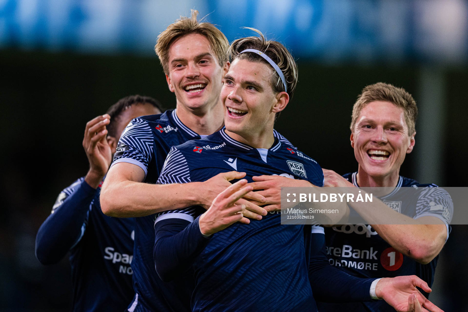 Brynjolfur Andersen Willumsson of Kristiansund celebrates