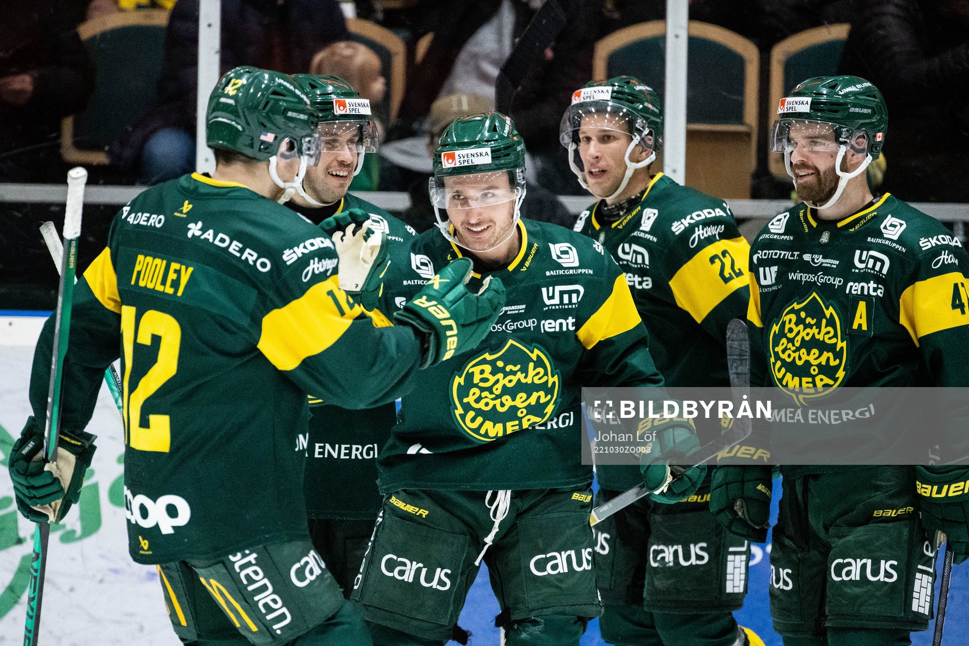 Björklövens Nicholas Schilkey jublar