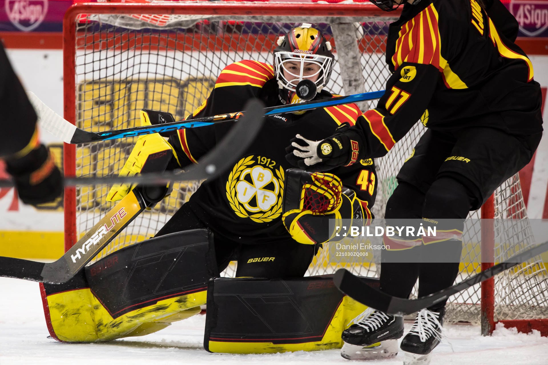 Brynäs målvakt Klara Peslarova