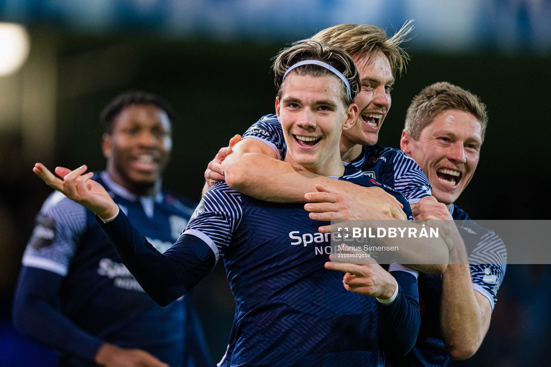 Brynjolfur Andersen Willumsson of Kristiansund celebrates