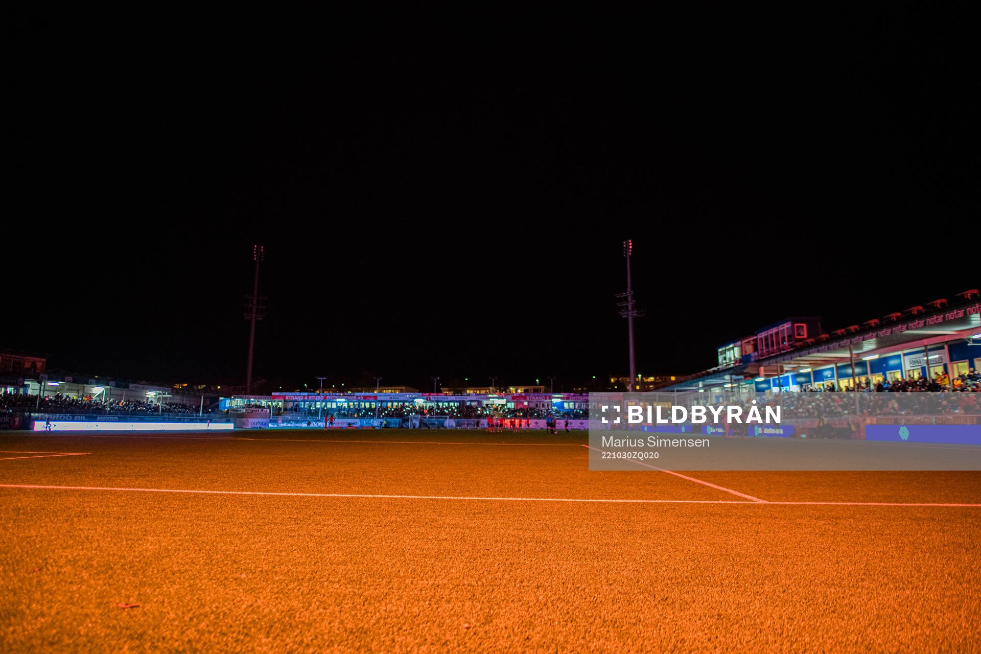 Loss of power at Kristiansund Stadion