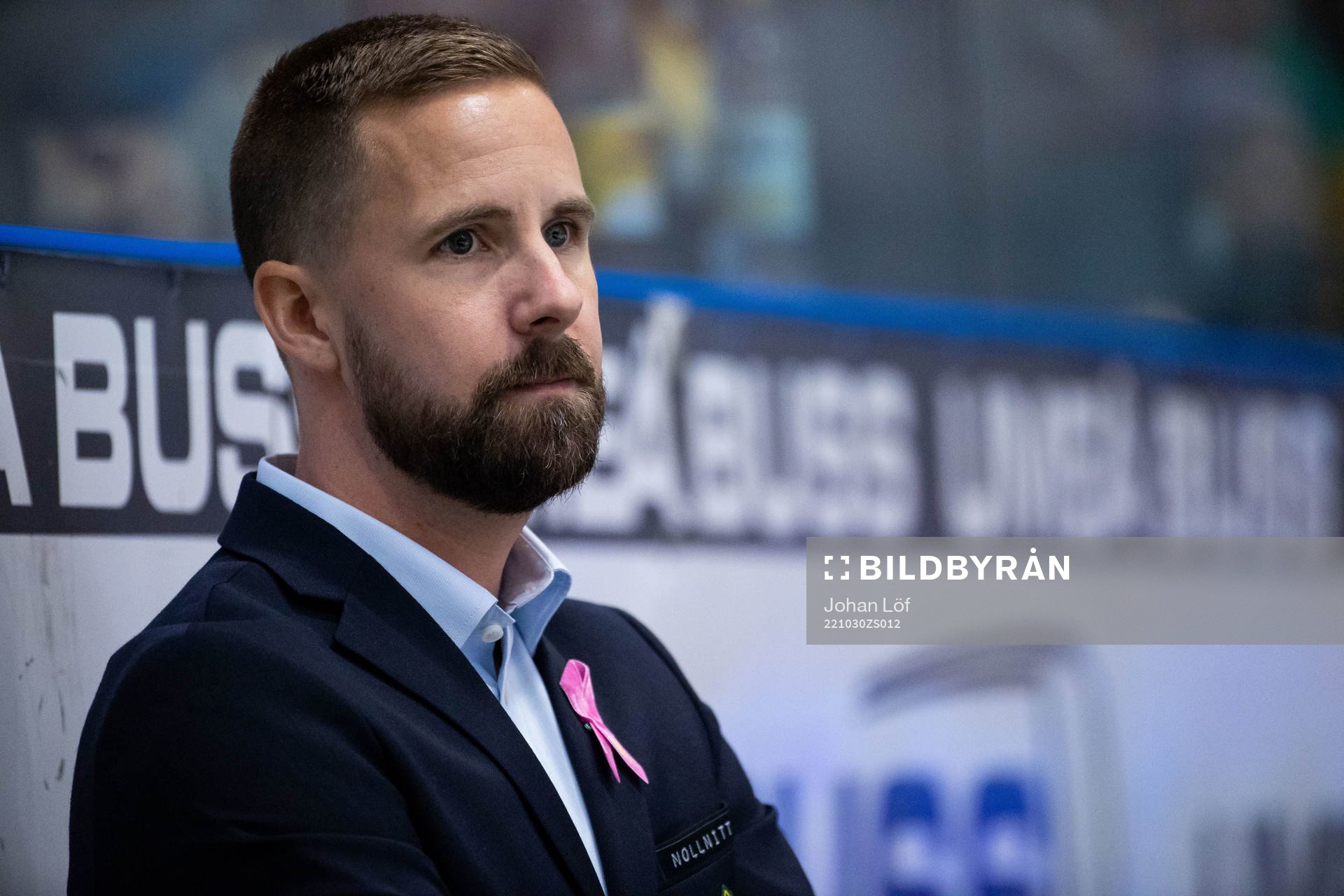 Björklövens tränare Viktor Stråhle