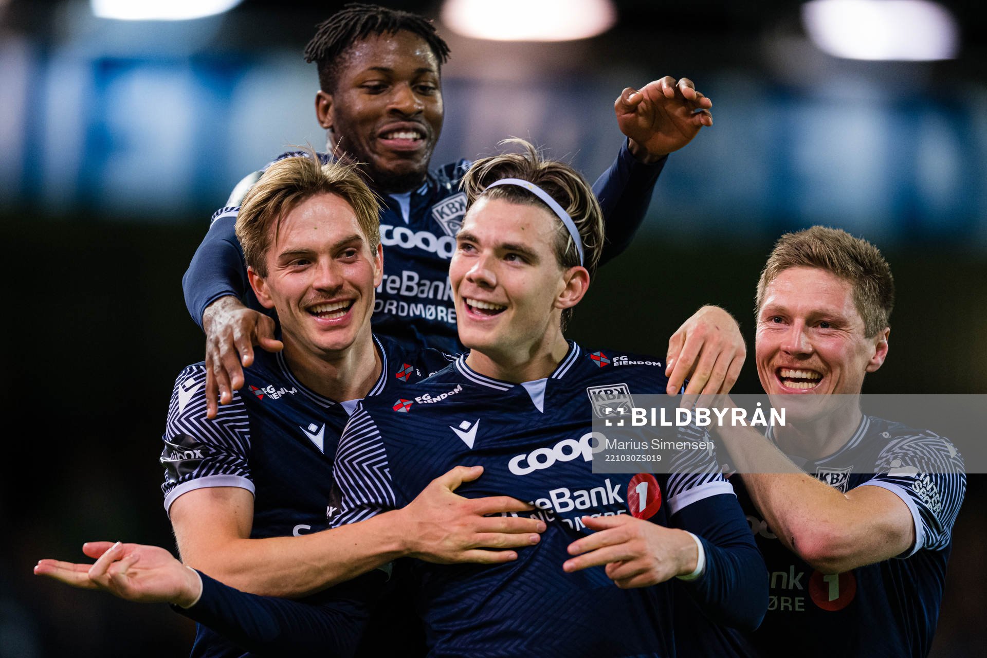Brynjolfur Andersen Willumsson of Kristiansund celebrates