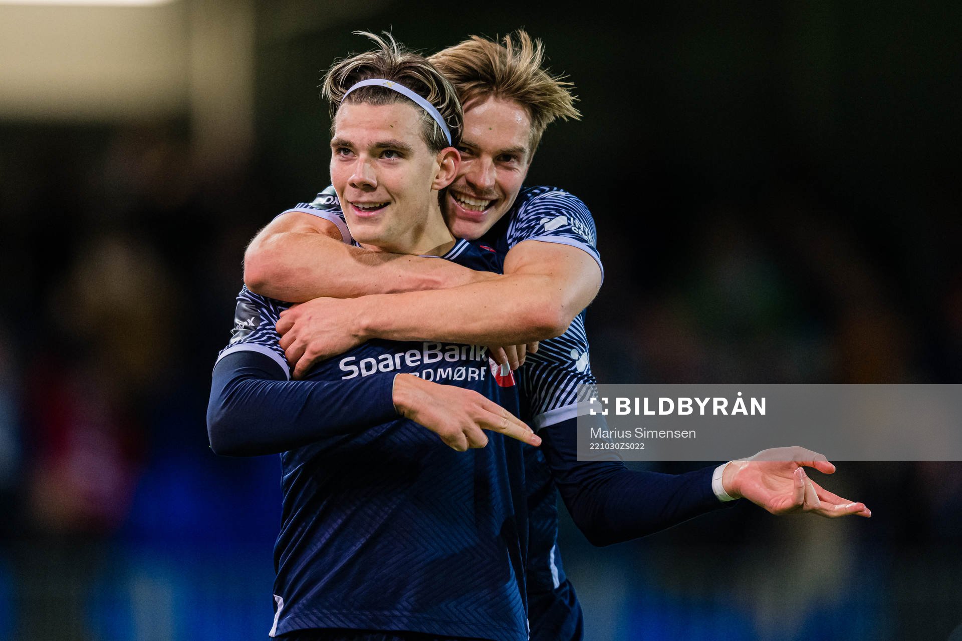 Brynjolfur Andersen Willumsson of Kristiansund celebrates