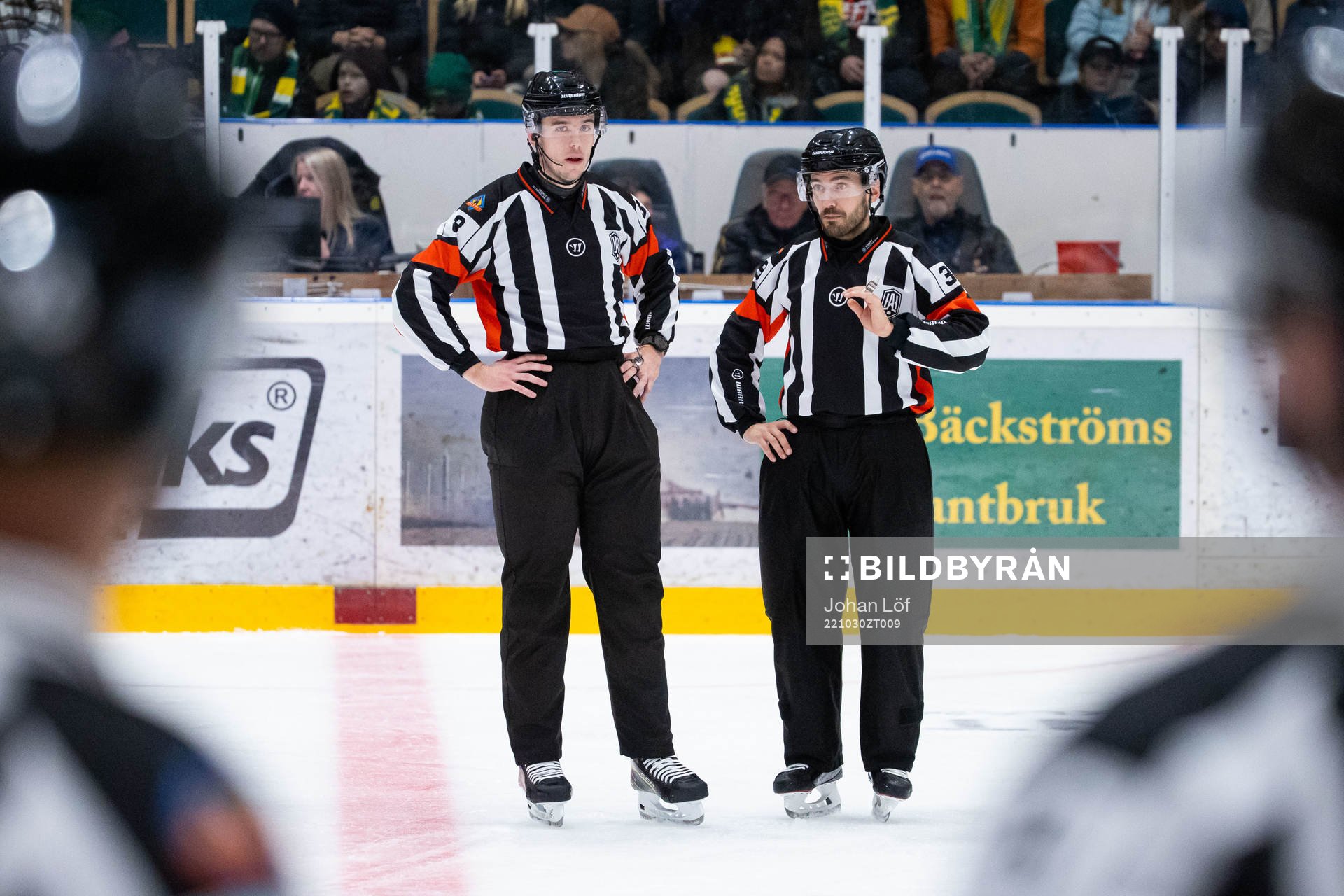 Domare scar Niklasson och Mattias Enroth