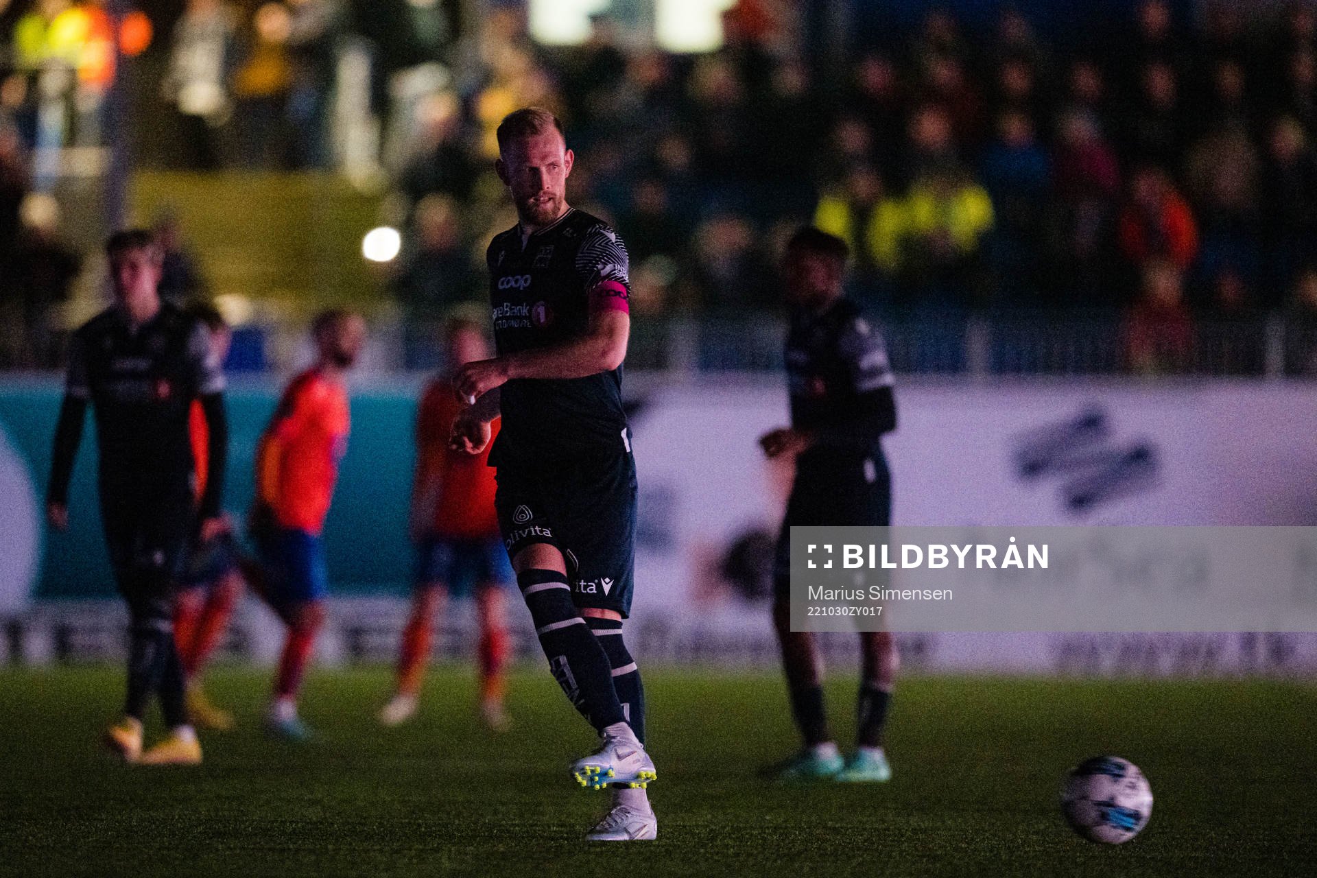 Dan Peter Stensøe Ulvestad of Kristiansund in the dark
