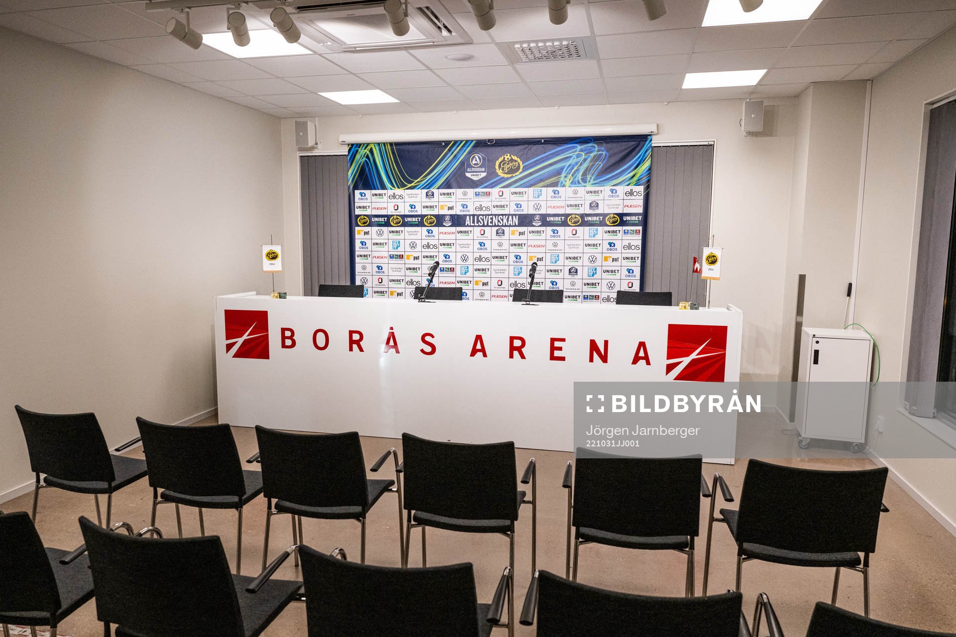 Pressrummet på Borås Arena