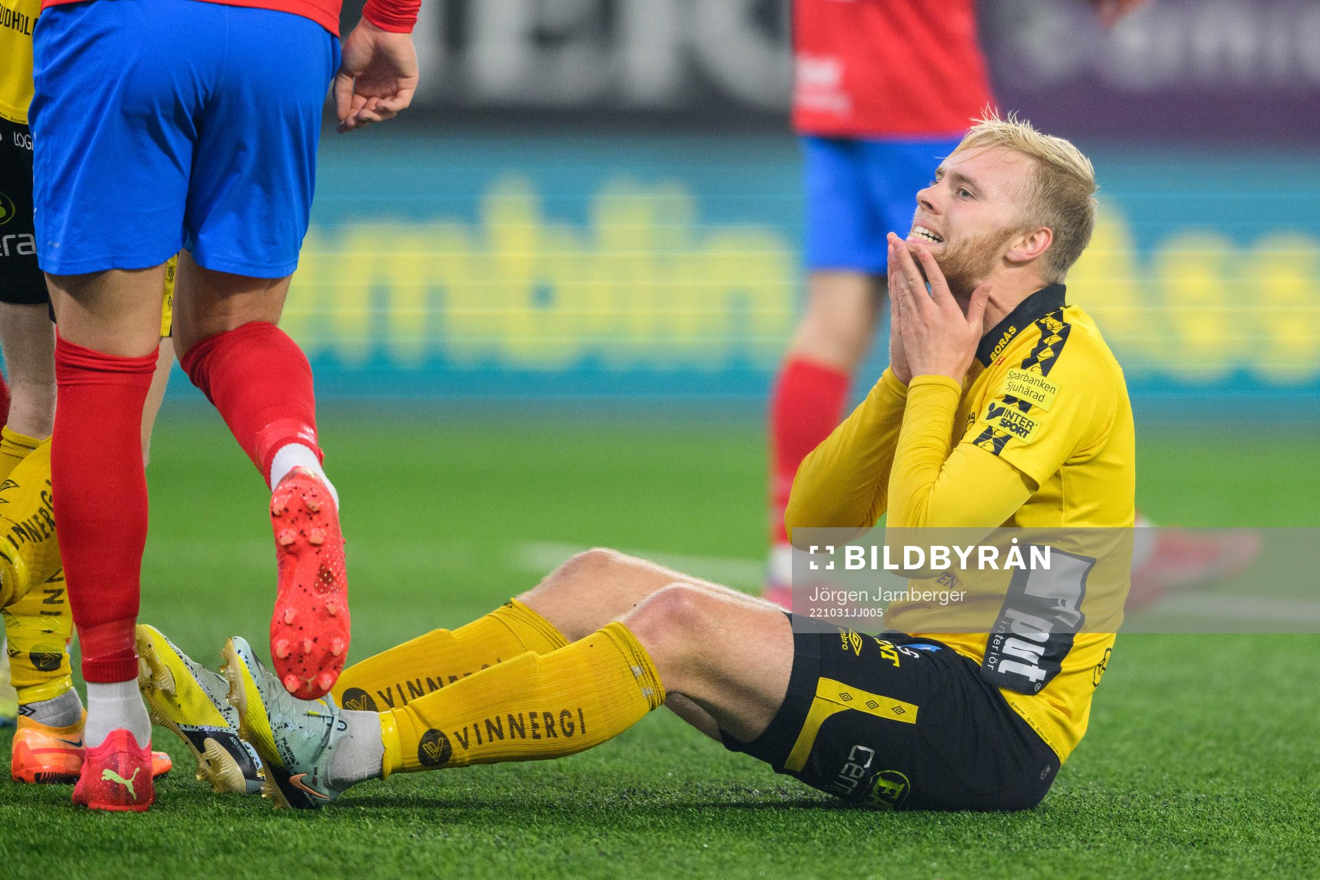 Elfsborgs Sveinn Guðjohnsen deppar