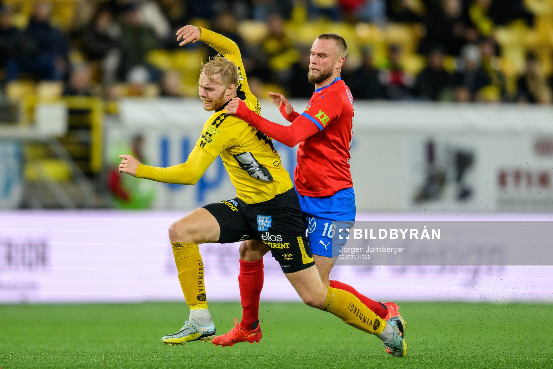 Elfsborgs Sveinn Guðjohnsen och Helsingborgs Alexander