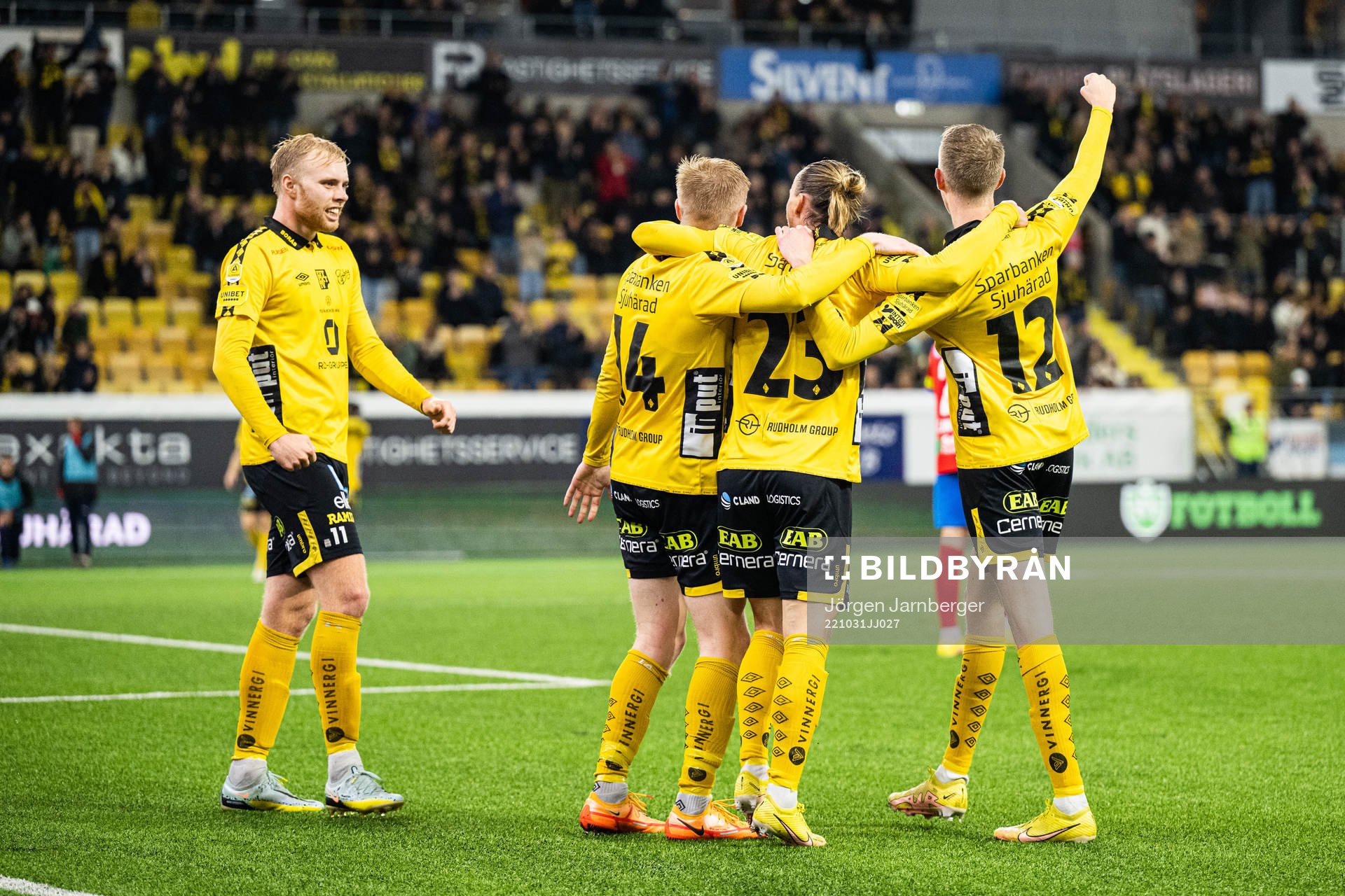 Elfsborgs spelare jublar