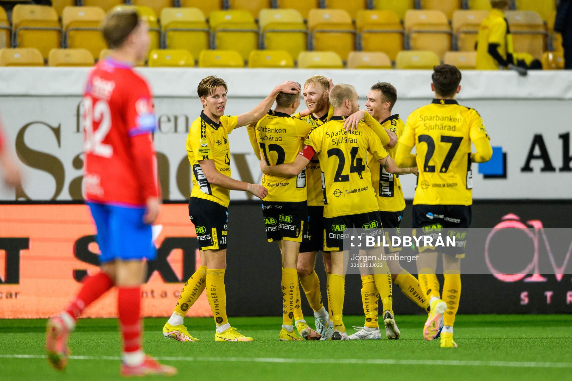 Elfsborgs Alexander Bernhardsson jublar