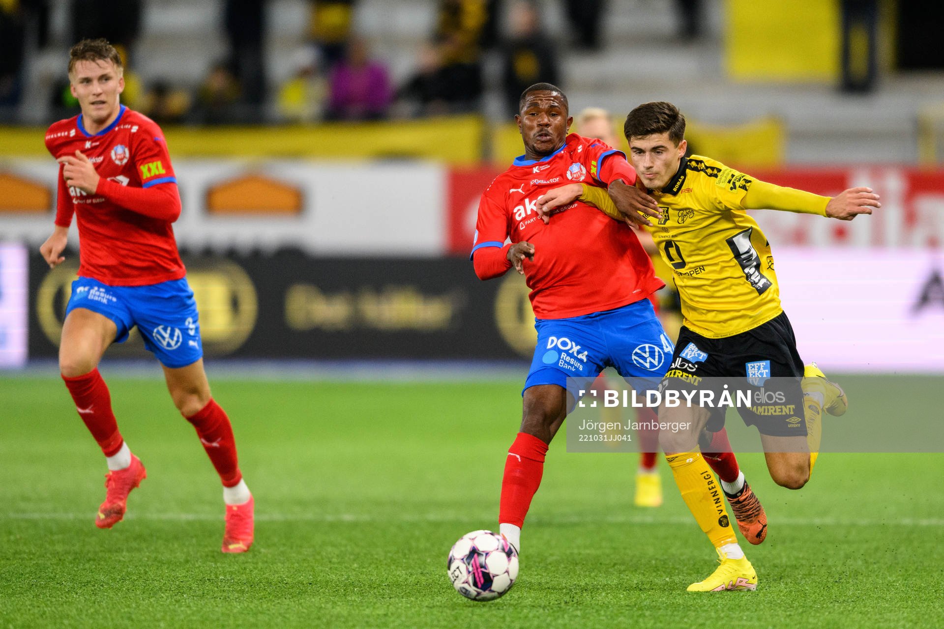 Helsingborgs Diego Cesar De Oliveira och Elfsborgs Besfort
