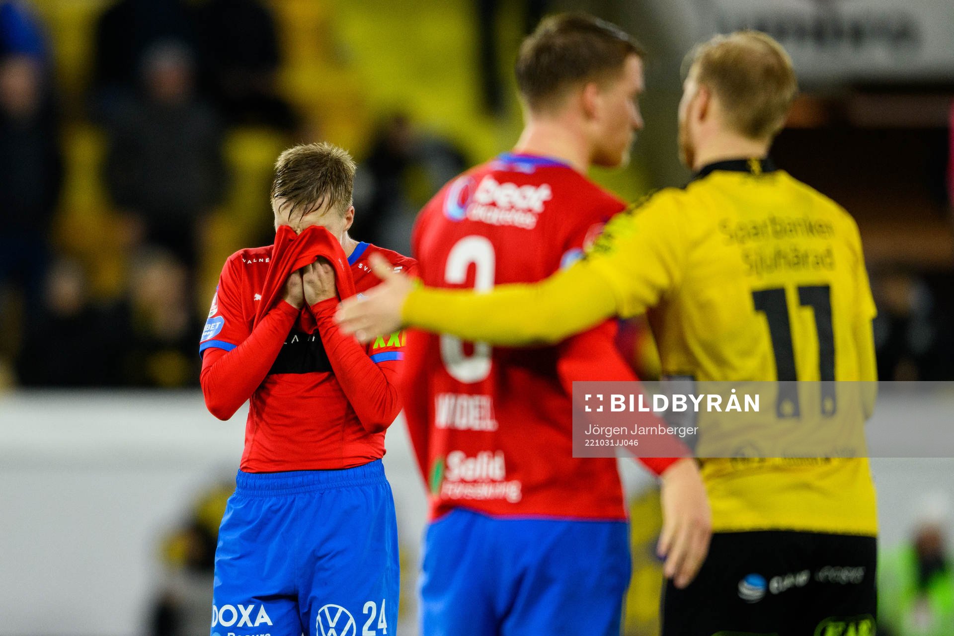 Helsingborgs Emil Hellman deppar