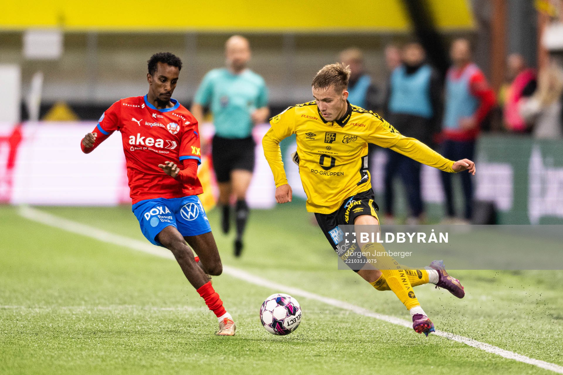 Helsingborgs Taha Ali och Elfsborgs Jacob Ondrejka