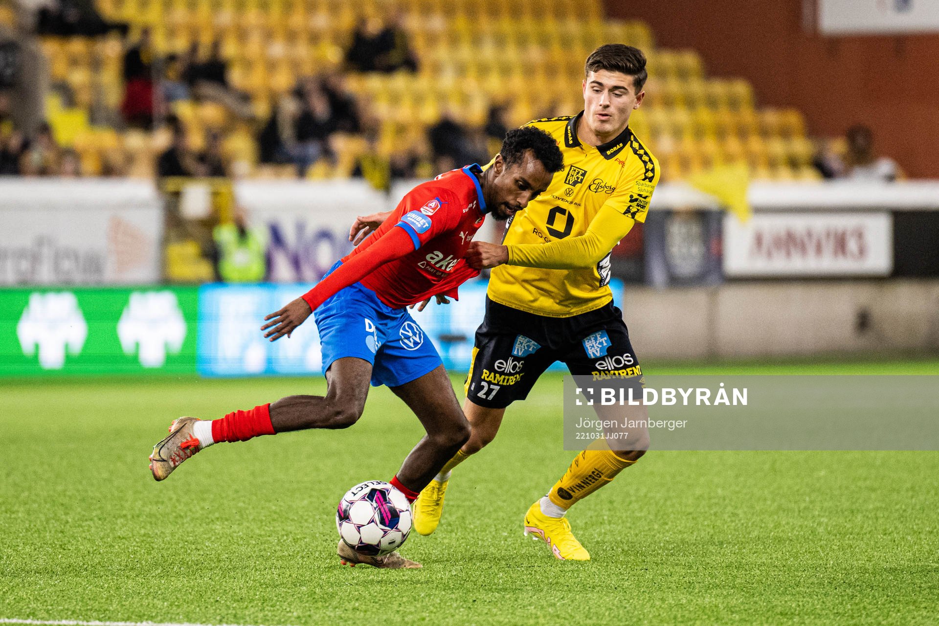 Helsingborgs Taha Ali och Elfsborgs Besfort Zeneli
