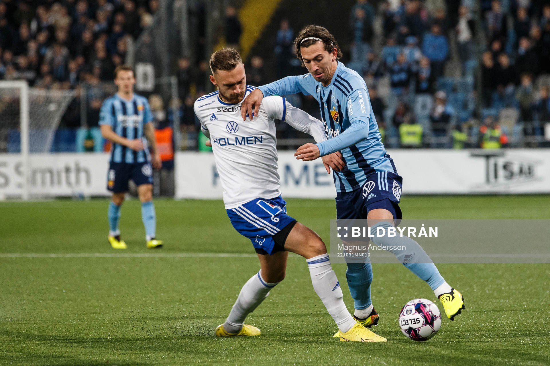 IFK Norrköpings Linus Wahlqvist Egnell och Djurgårdens