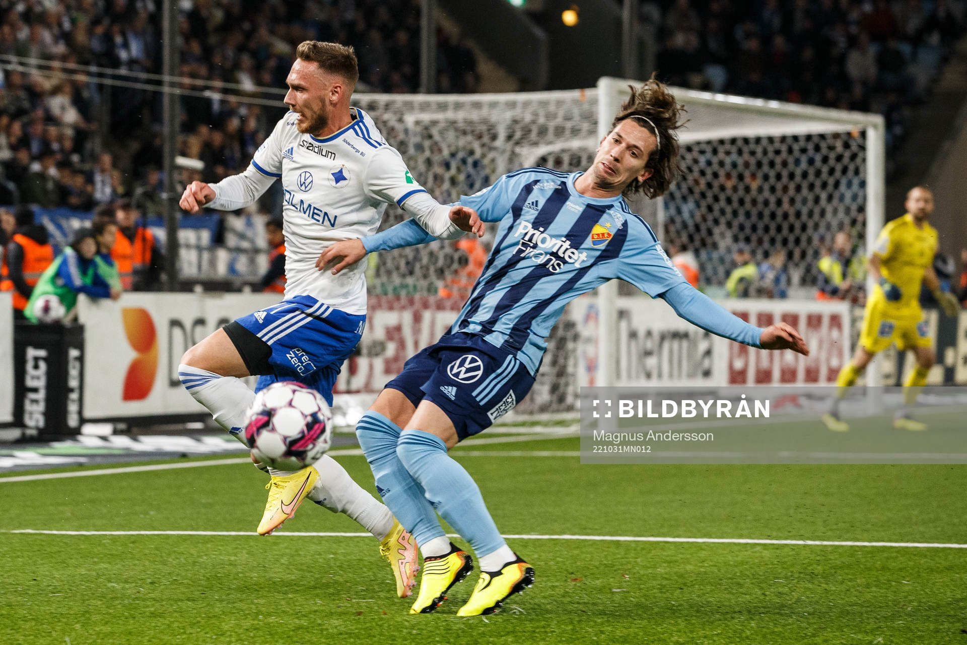 IFK Norrköpings Linus Wahlqvist Egnell och Djurgårdens