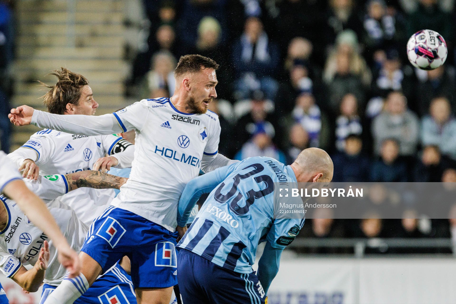 IFK Norrköpings Linus Wahlqvist Egnell och Djurgårdens