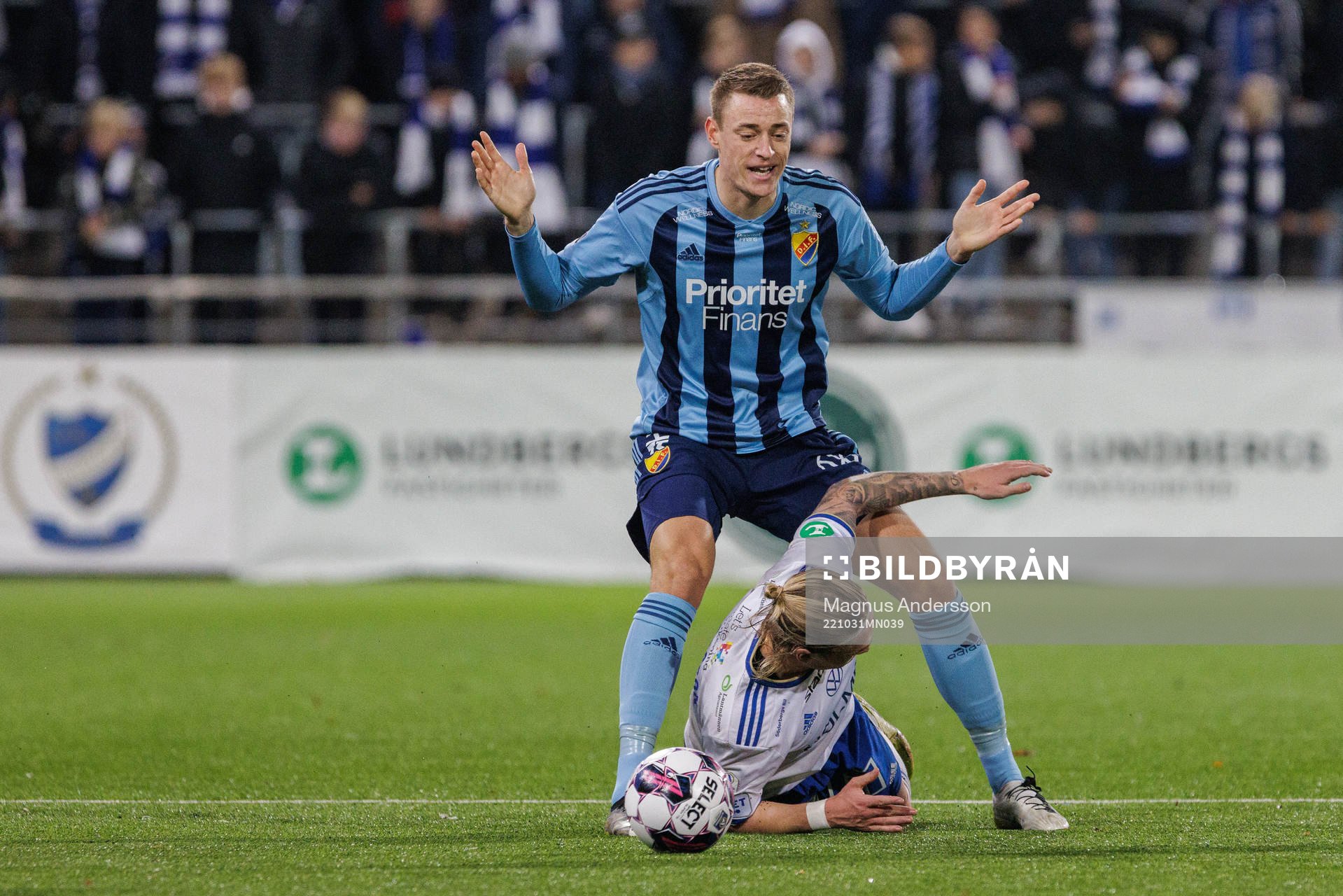 Djurgårdens Jesper Löfgren och IFK Norrköpings Arnor