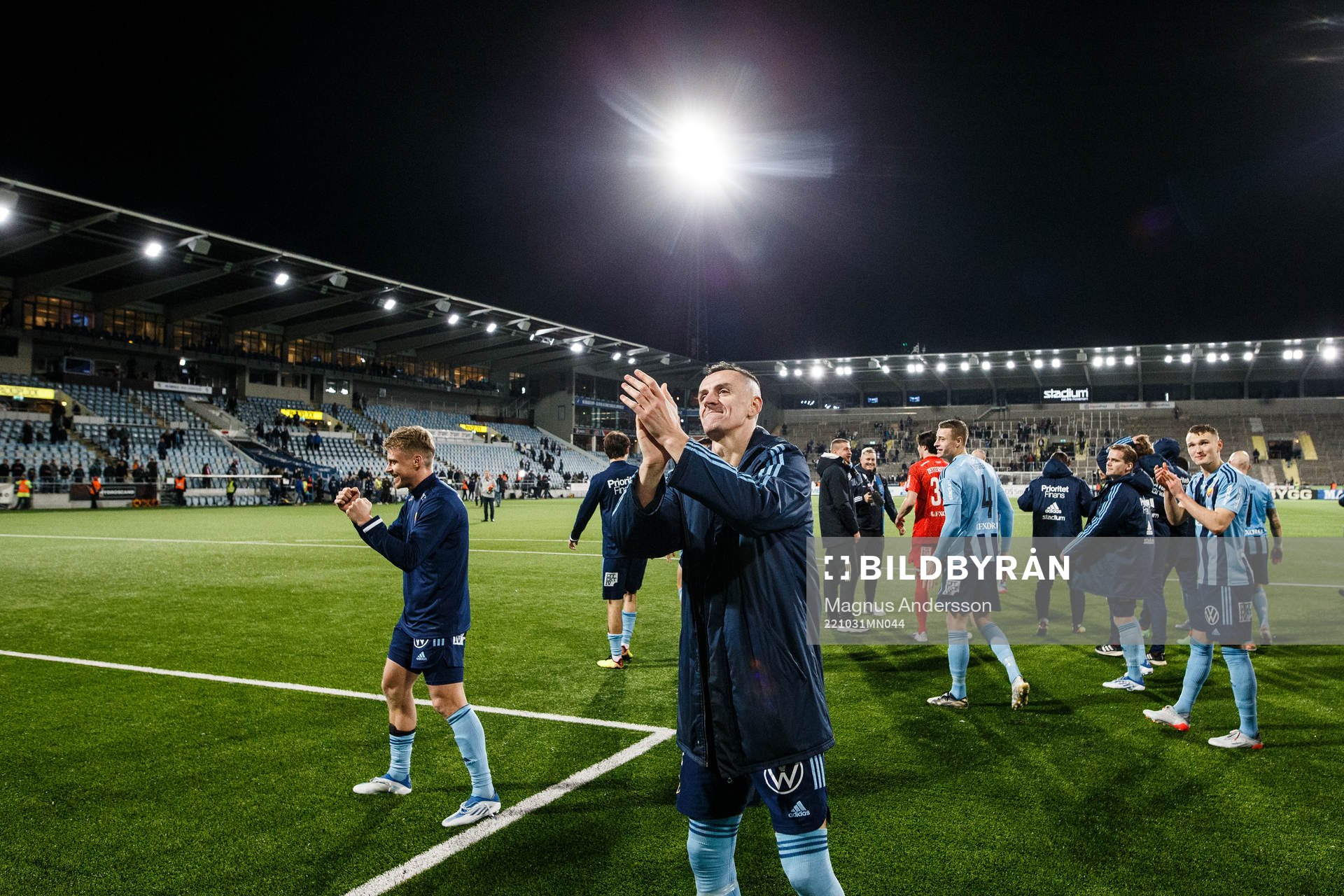 Djurgårdens Haris Radetinac jublar