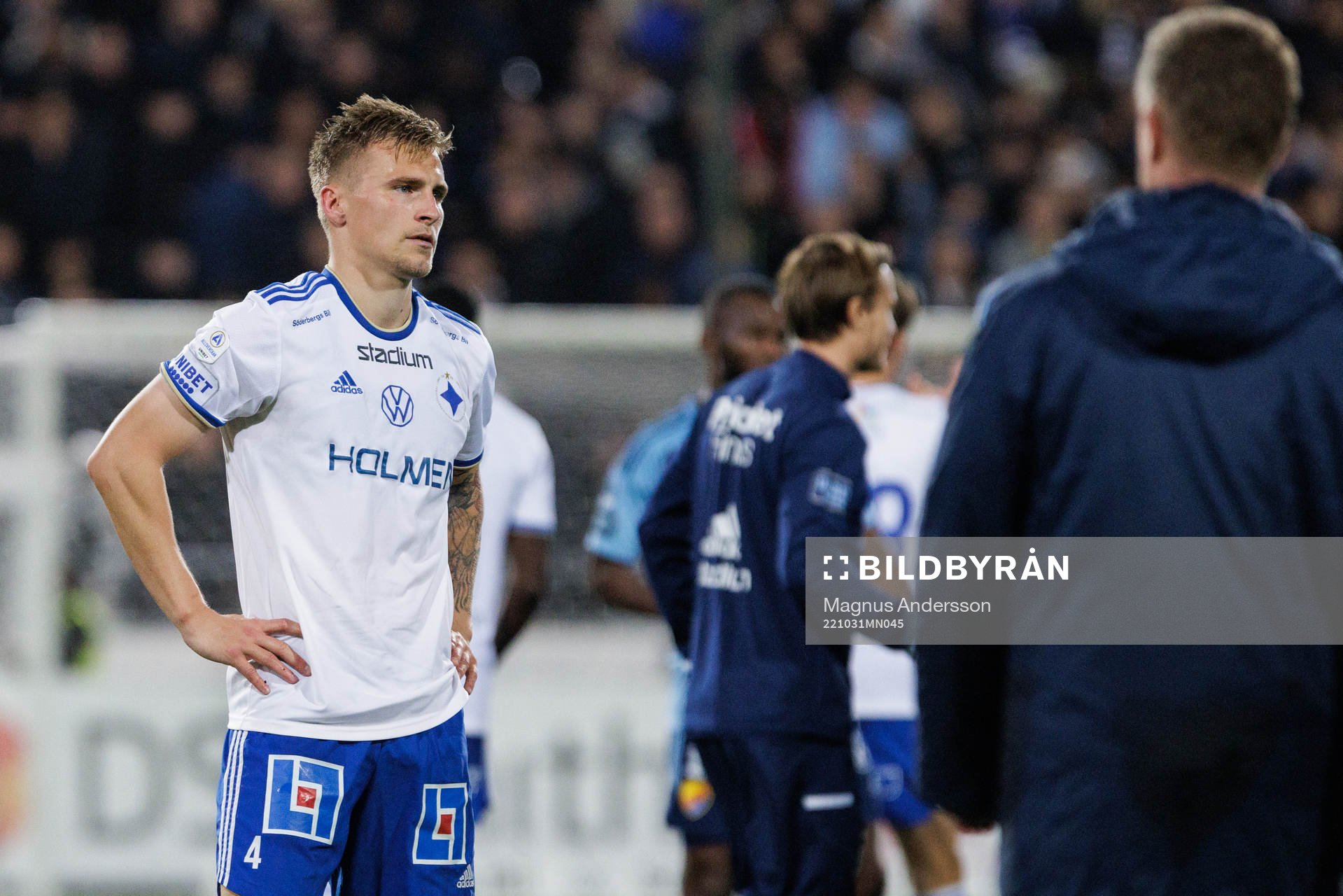 IFK Norrköpings Marco Lund Nielsen deppar