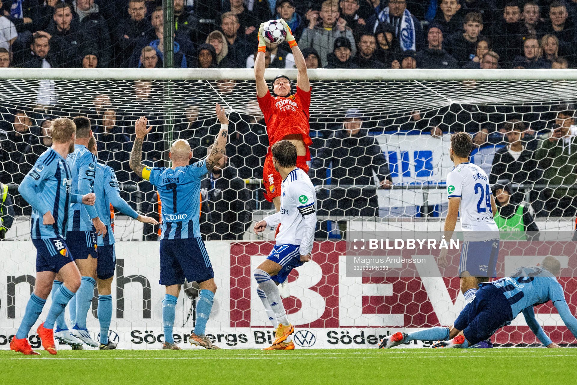 Djurgårdens målvakt Jacob Widell Zetterström